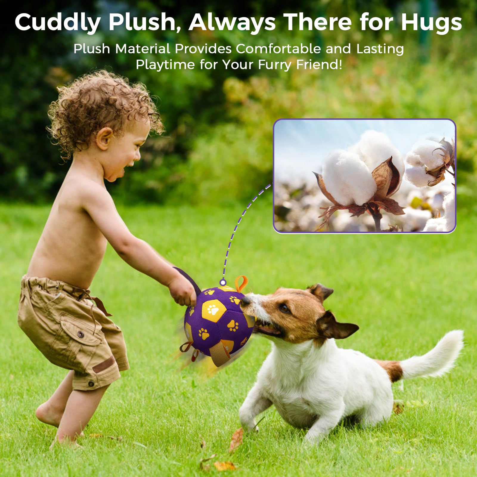 QDAN Interactive Dog Toys, Squeaky Moving Ball Toy with Remote Control, Music Modes Bouncing Ball for Dogs, Rechargeable Dog Toy