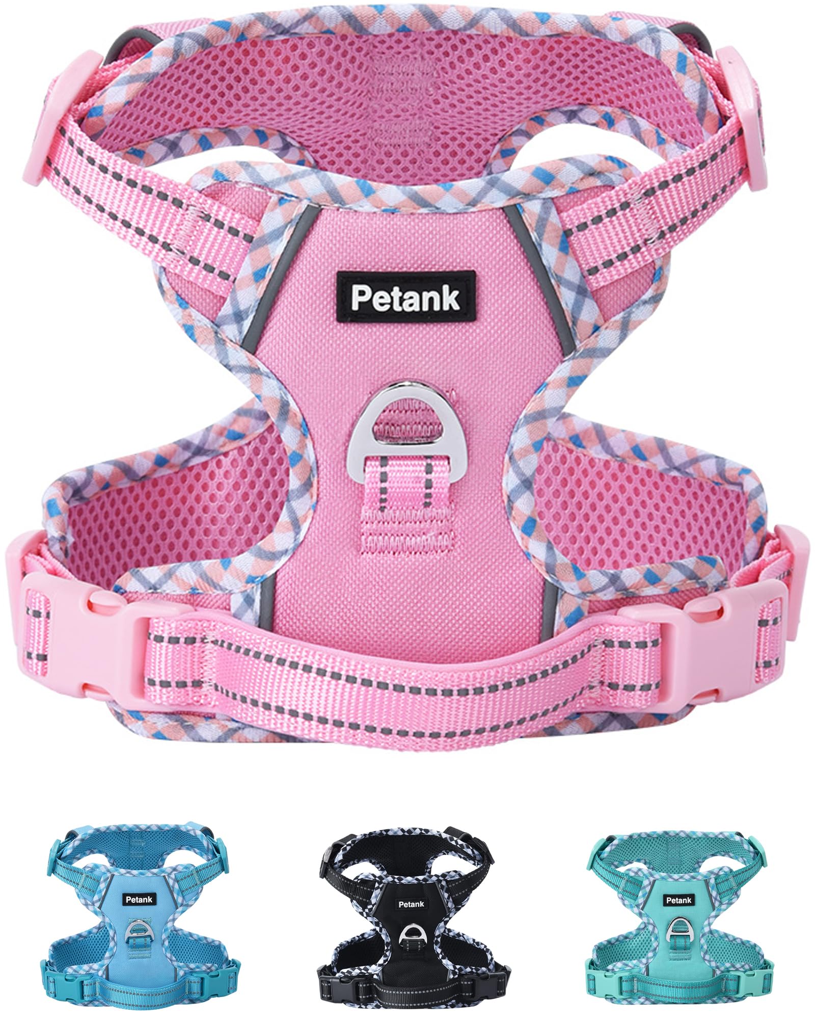 Petank Dog Harness Medium Sized Dog, Puppy Harness Medium Size Dog For Dog Training Walking, No Pull Dog Harness For Medium Dogs