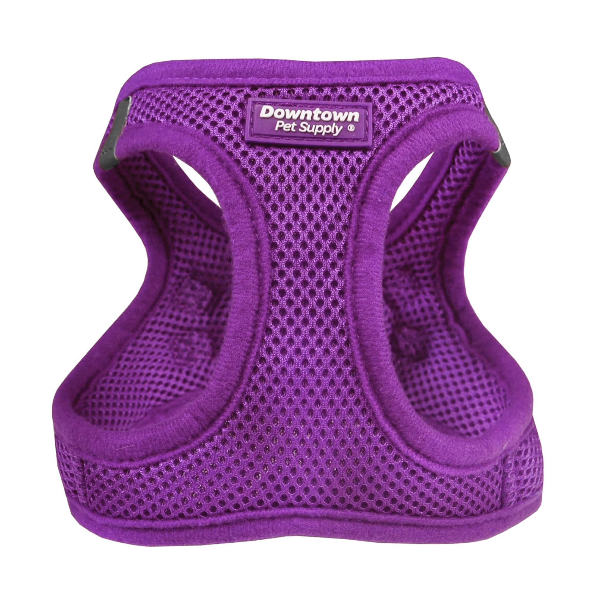 Downtown Pet Supply Step In Dog Harness For Small Dogs No Pull, Small, Purple - Adjustable Harness With Padded Mesh Fabric And R