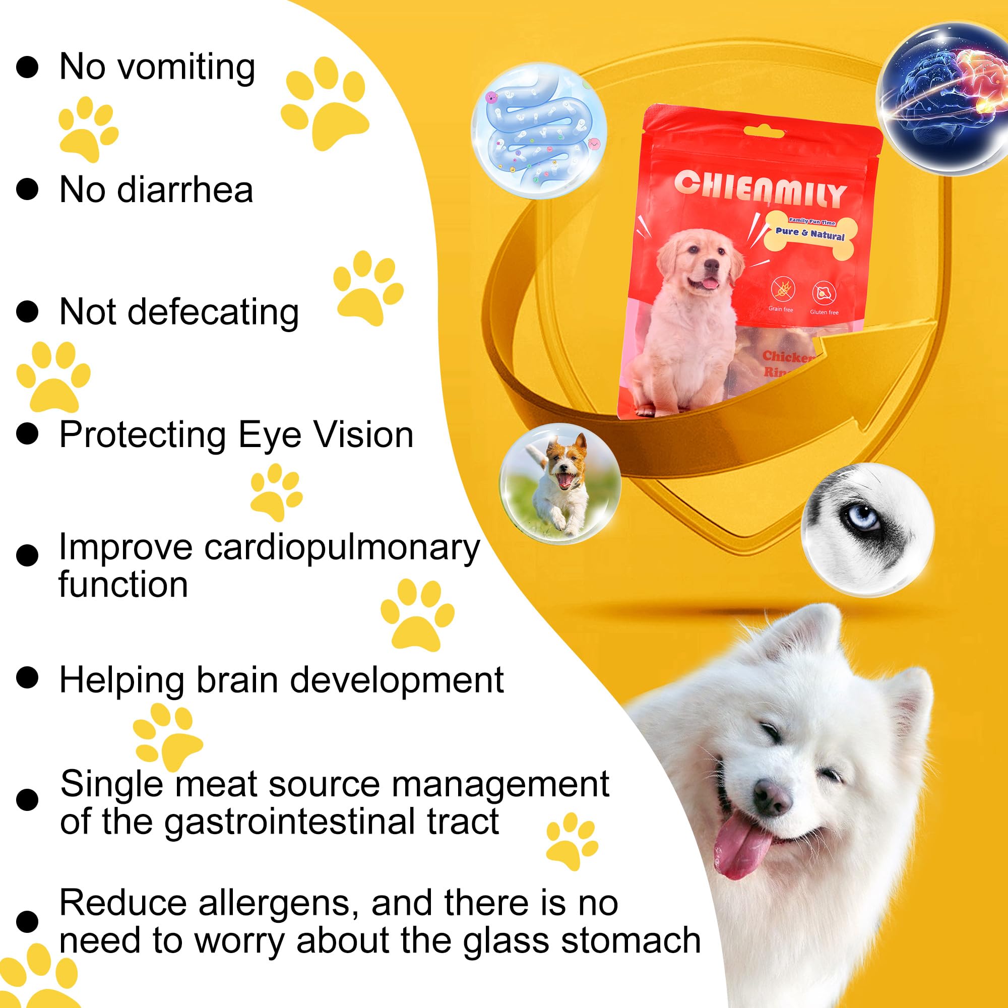 All-Natural Duck Wrapped Sweet Potato Dog Treats - Grain-Free, Low-Fat Jerky Chews with Limited Ingredients for Digestive Health