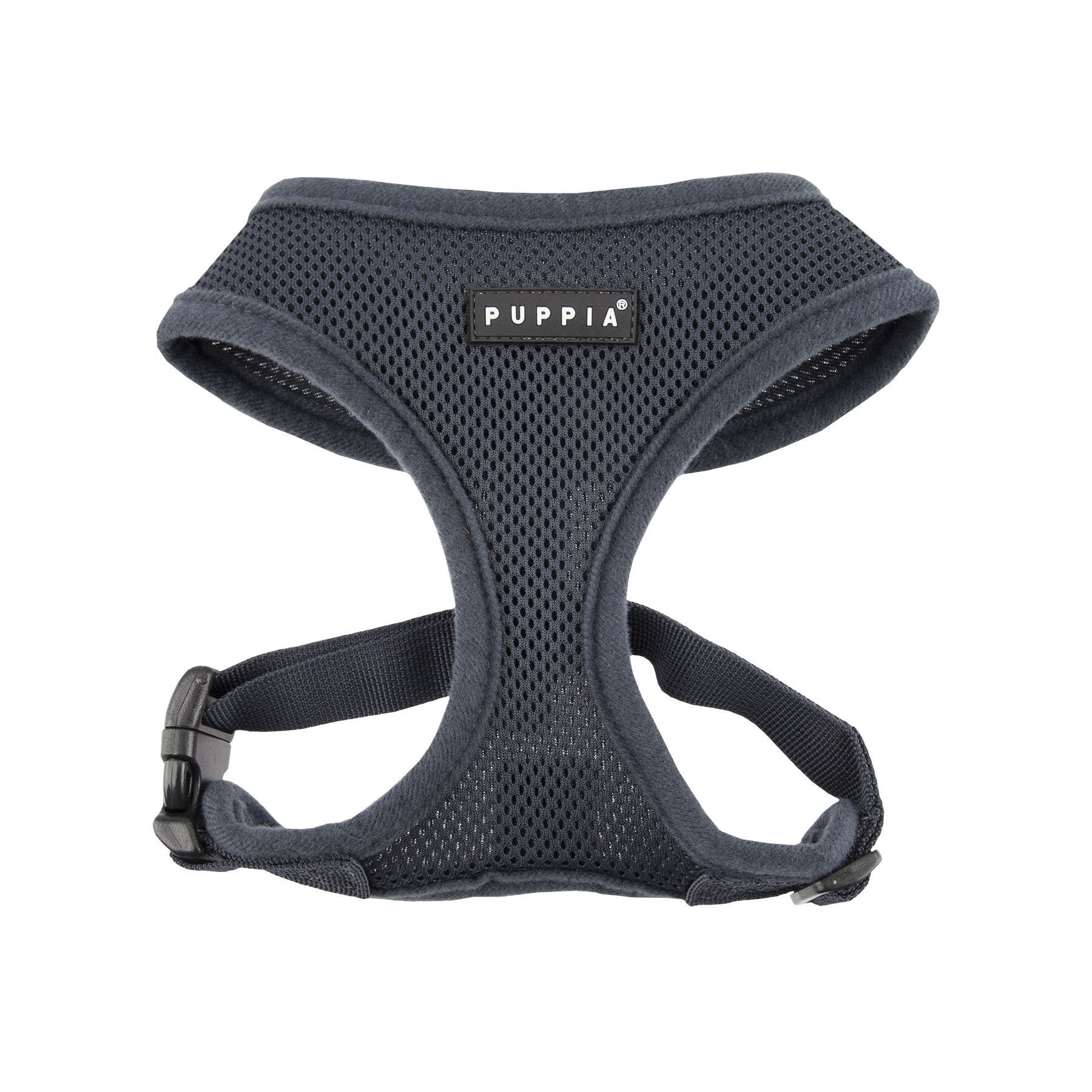 Authentic Puppia Soft Harness, Grey, X-Large