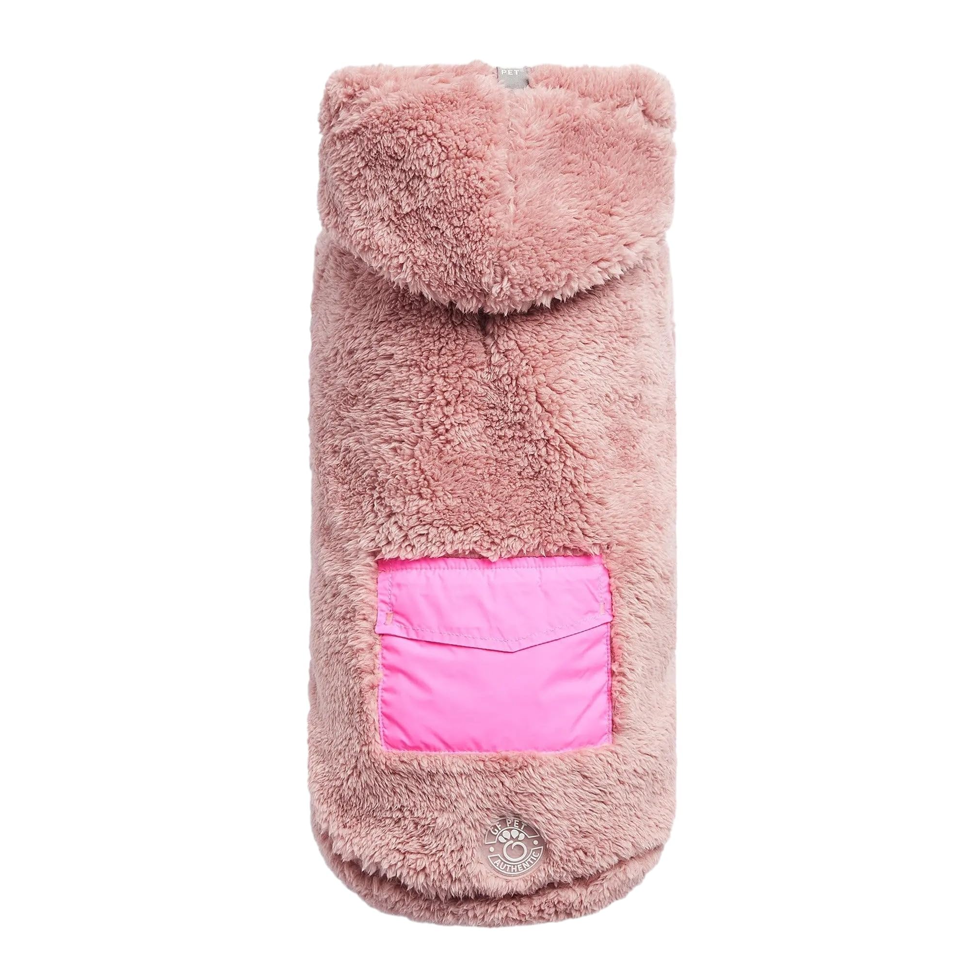 Gf Pet Cozy Hoodie Dog Jacket – Soft Fleece Pullover For Cold Weather Protection | For Small Medium Large Dogs | Warm, Comfortable, Made To Last – Pink - 2Xl