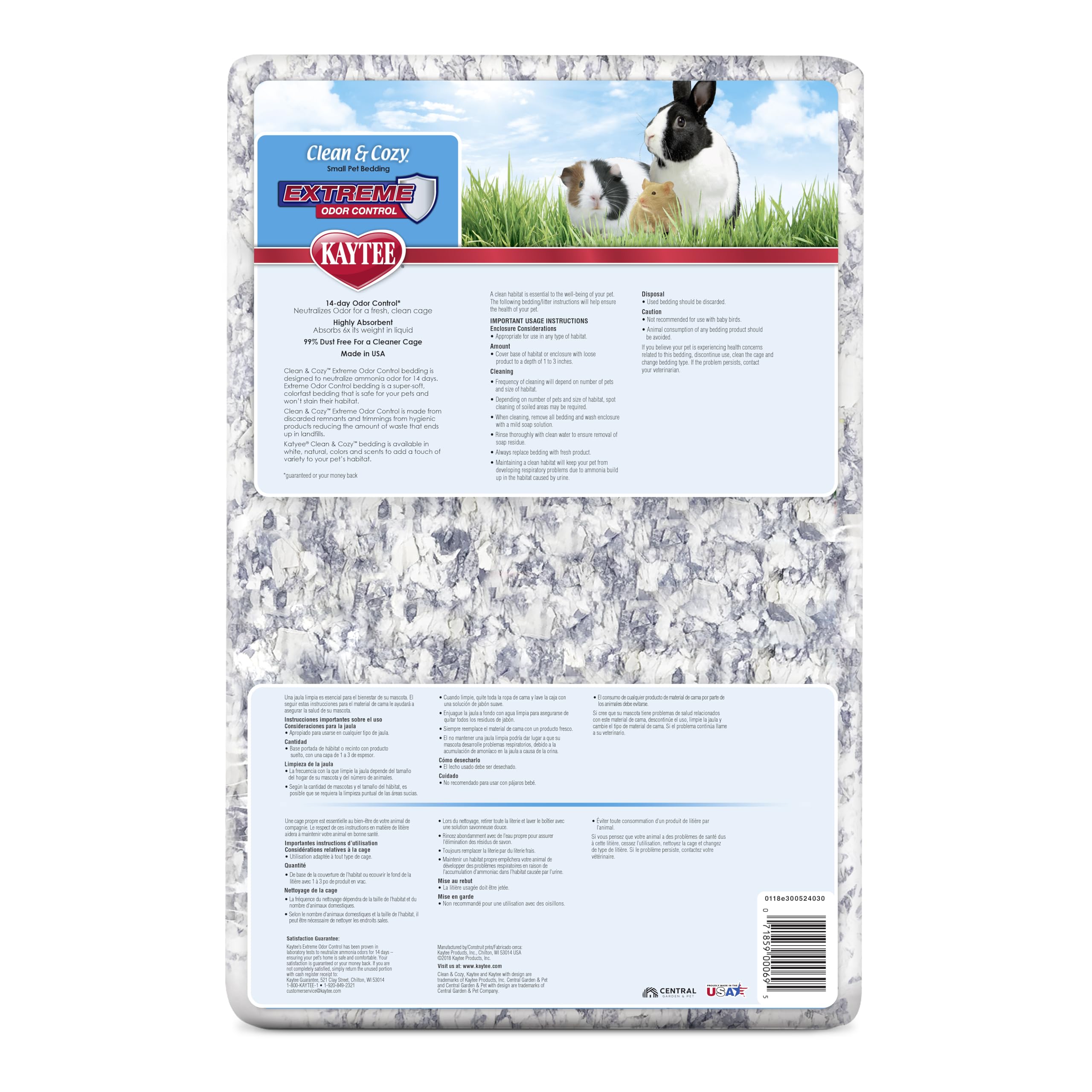 KT 40L EXTREME ODOR CLEAN & COZY