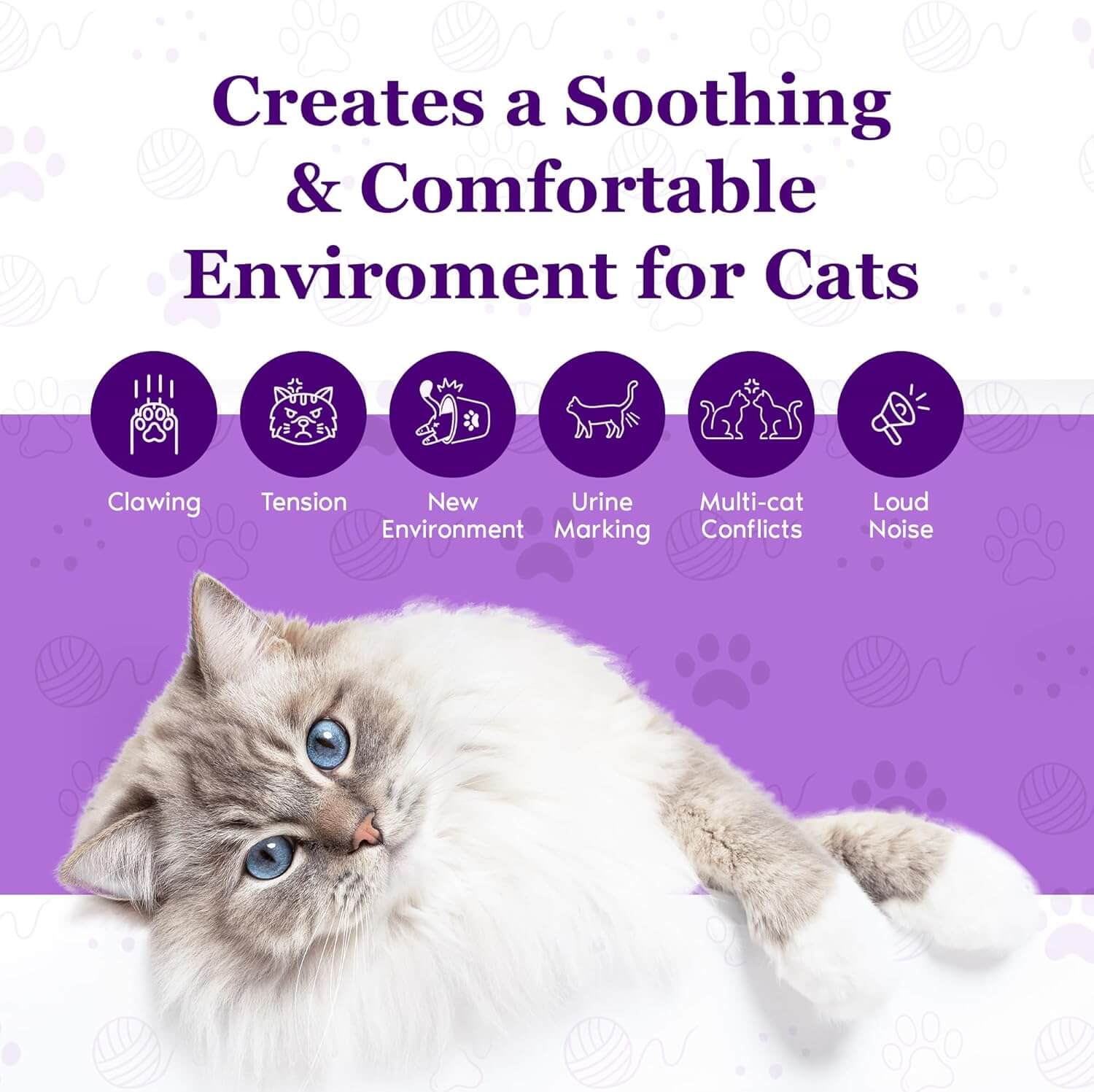 Purrfect Cat Calming Diffuser Kit with 2 Refills
