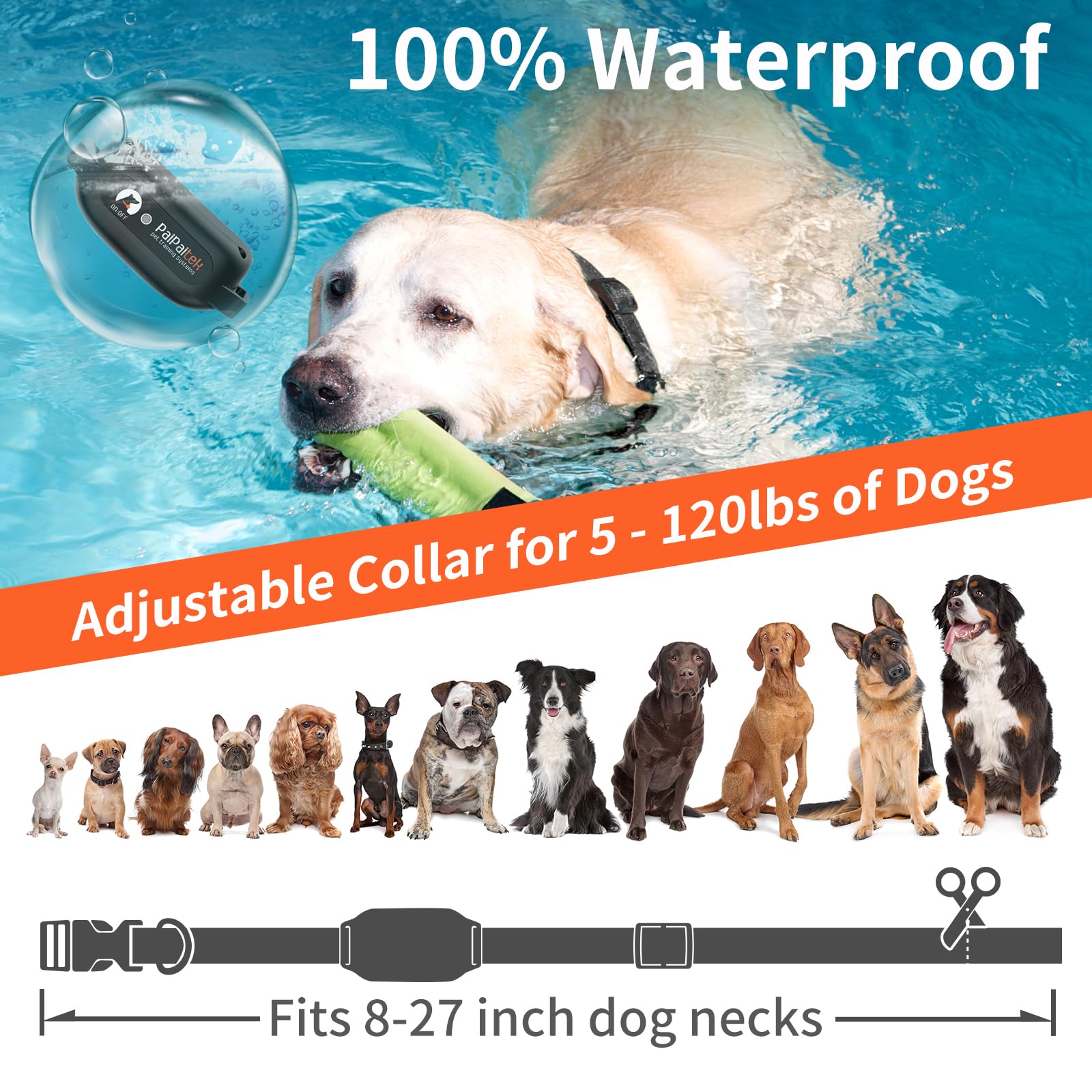 Paipaitek No Shock Dog Training Collar With Remote 3300Ft Range, Strong Vibrating Dog Collar Beep And Vibrate Only, Waterproof &