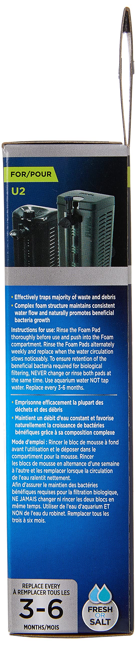 Fluval U2 Underwater Filter Foam Pad