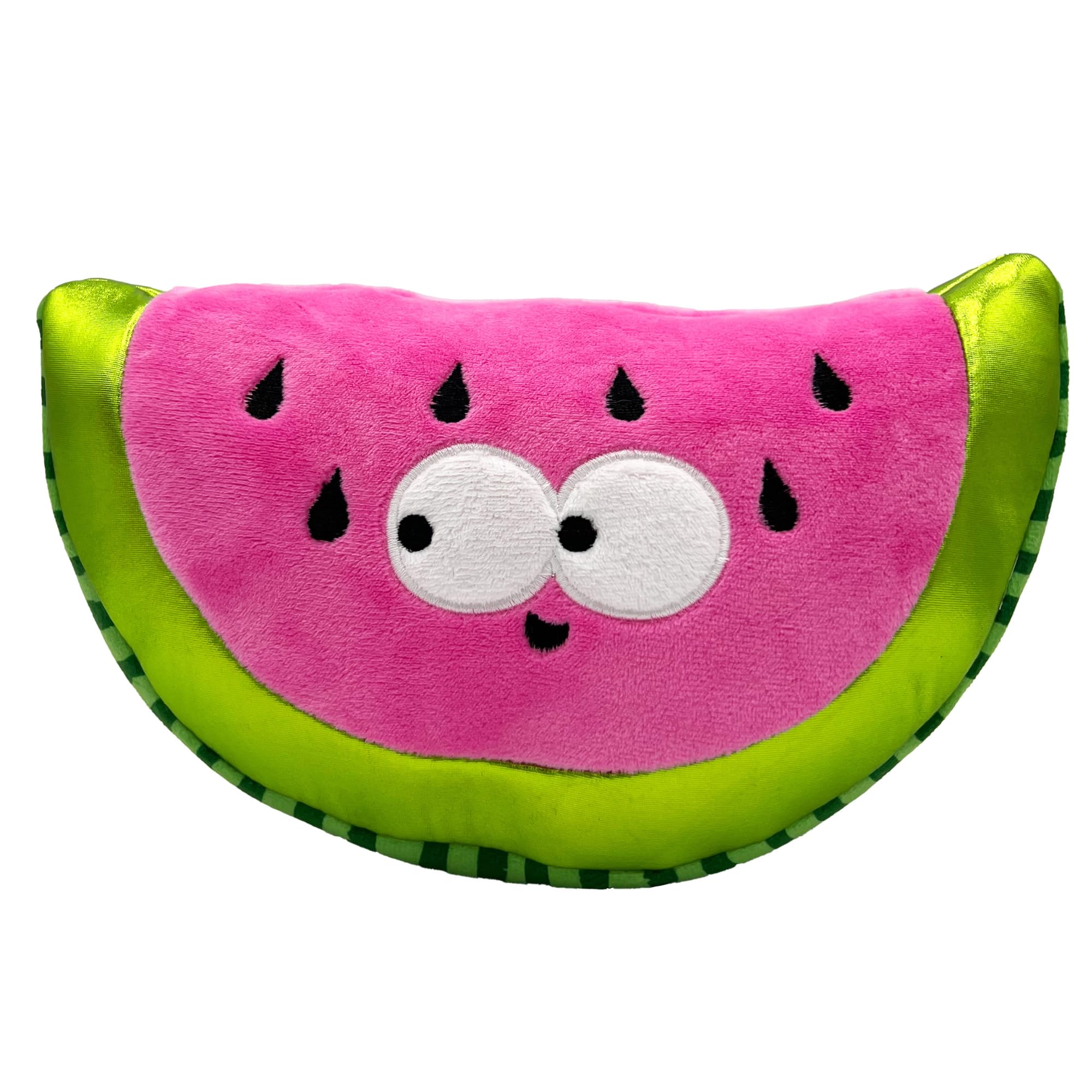 Huxley & Kent For Dogs - Walter Melon (Large) - Power Plush Dog Toy With Squeaker - Fun, Durable - H&K Squeaky Funny Dog Toy