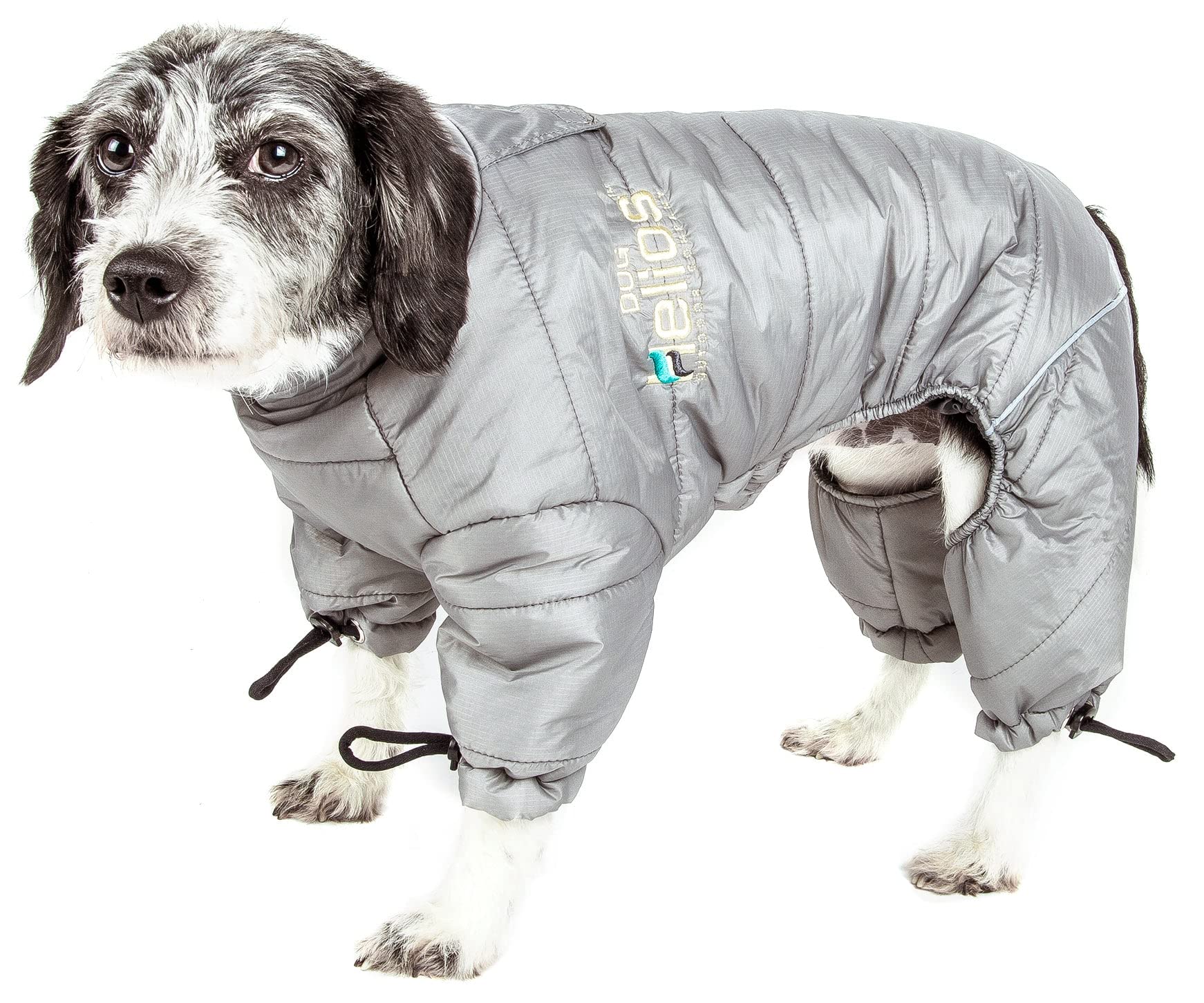 Doghelios Thundercrackle Fullbody Bodied Wadedplush Adjustable And 3M Reflective Pet Dog Jacket Coat W/Blackshark Technolog