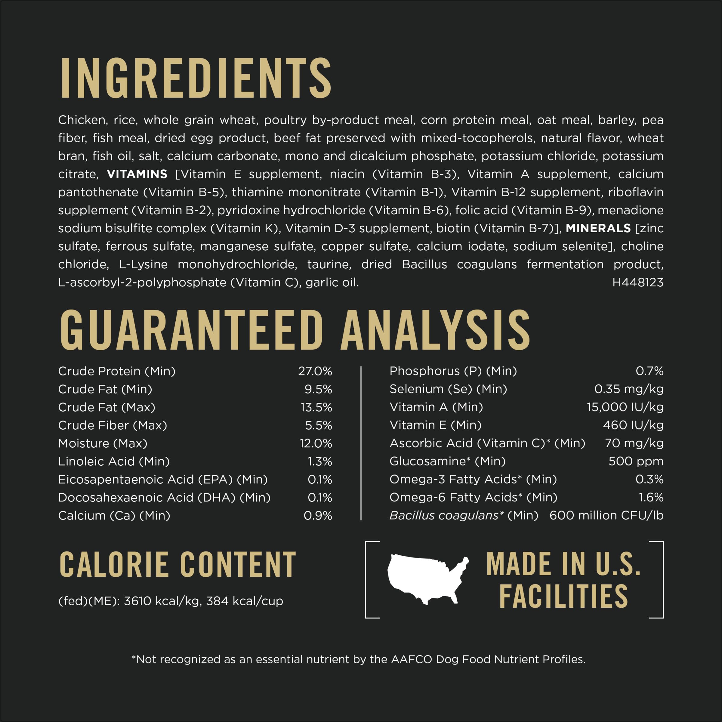Purina Pro Plan Large Breed Weight Management Dry Dog Food, Chicken and Rice Formula - 34 lb. Bag