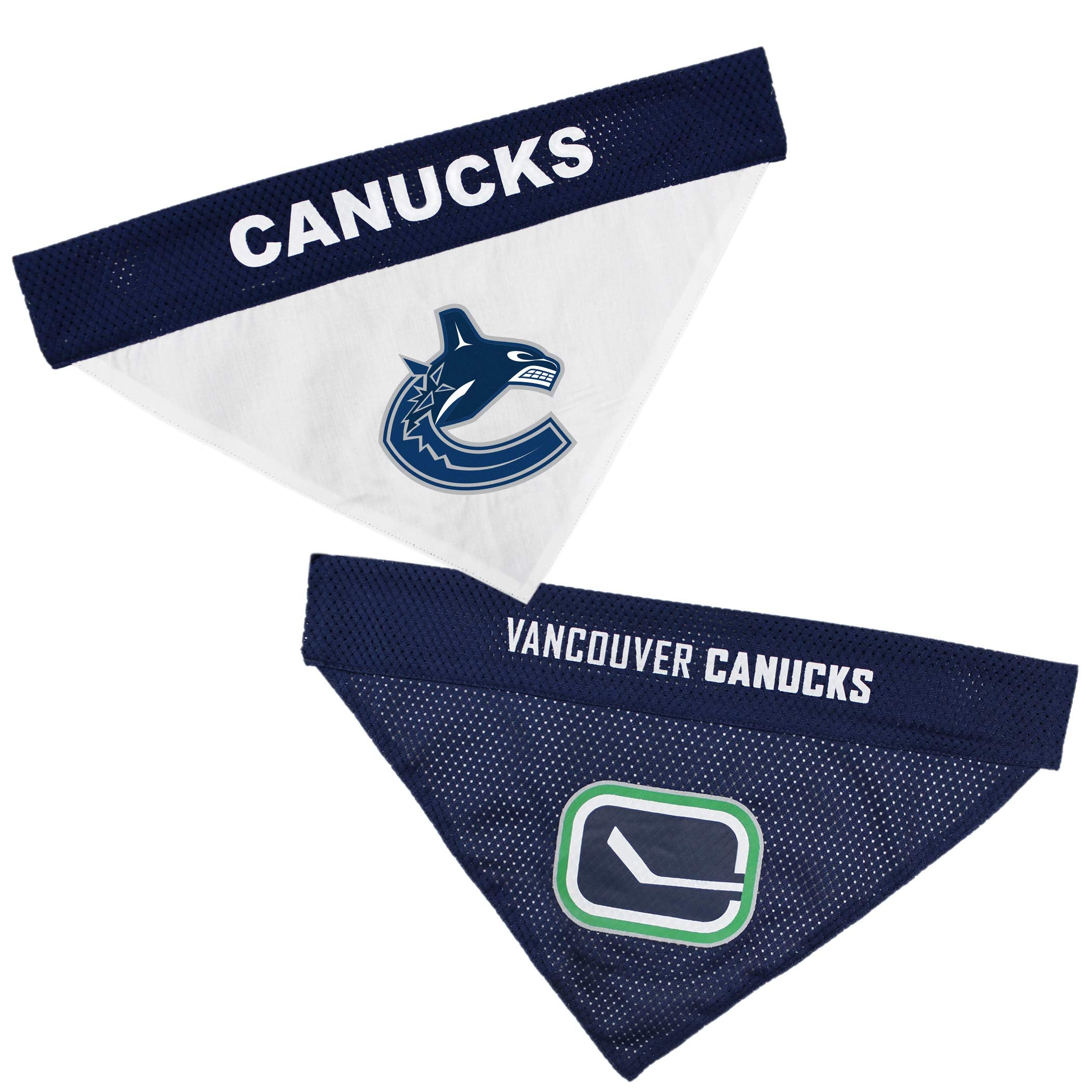 Nhl Vancouver Canucks Bandana For Dogs & Cats, Large/X-Large. - Cute & Stylish Bandana! The Perfect Hockey Fan Scarf Bandana, Gr