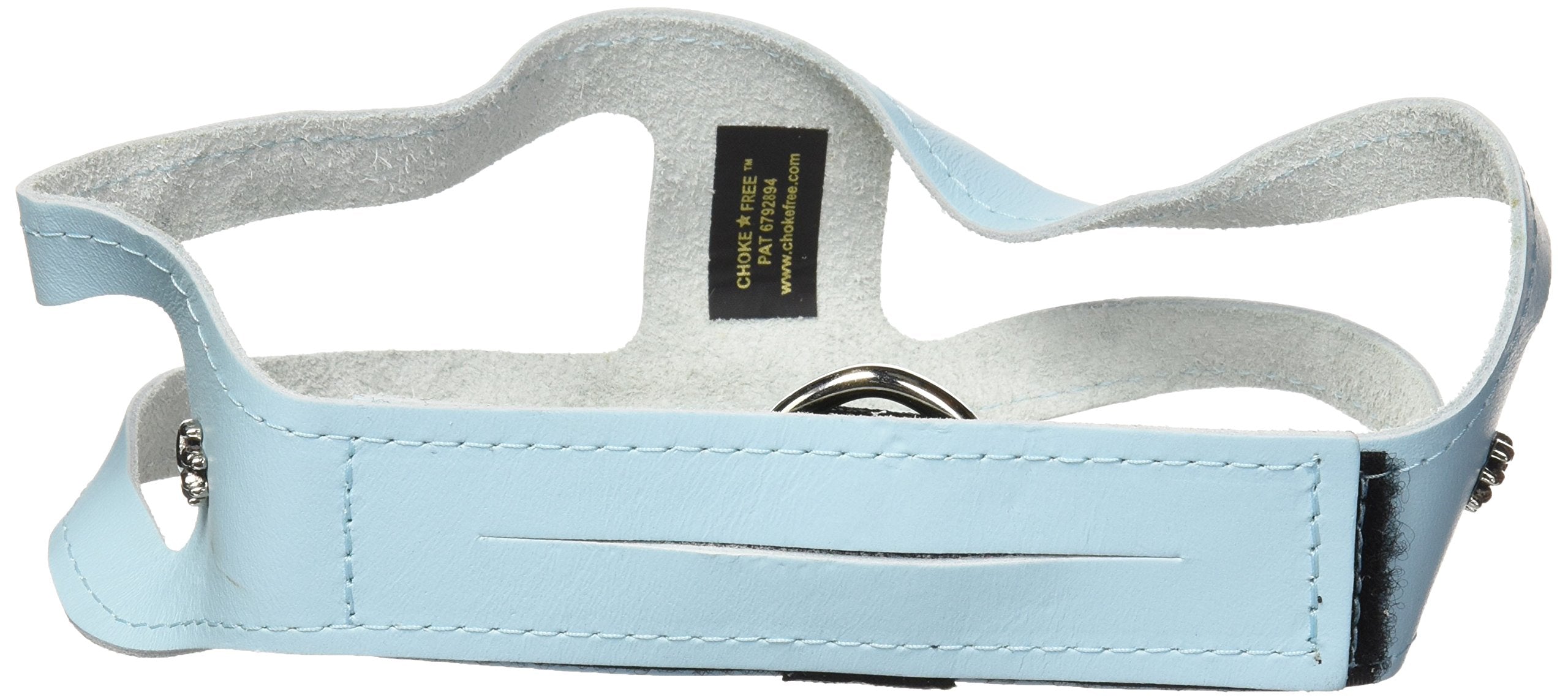 Chokefree Pet Shoulder Collar, 24-Inch, Non Metallic Baby Blue