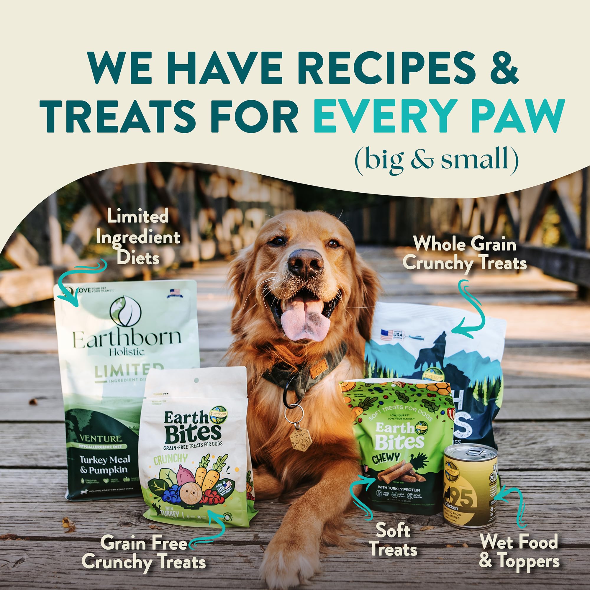 Earthborn Holistic Coastal Catch Herring Meal & Veggies Dry Dog Food 25 lb - Grain-Free, 1 Count