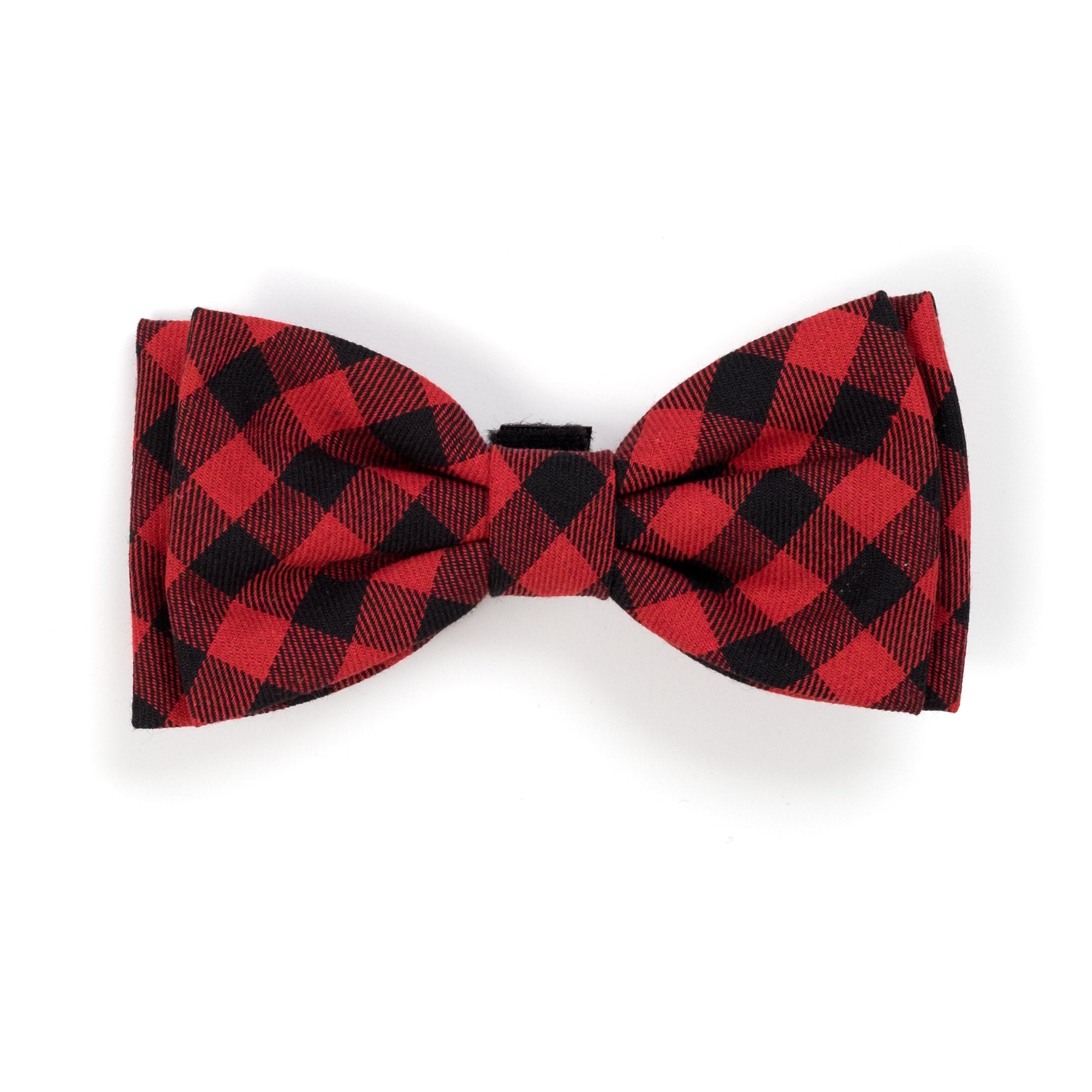 The Worthy Dog Buffalo Plaid Bow Tie Adjustable Collar Attachment Accessory, Comfortable And Durable Party Accessories For Dogs,