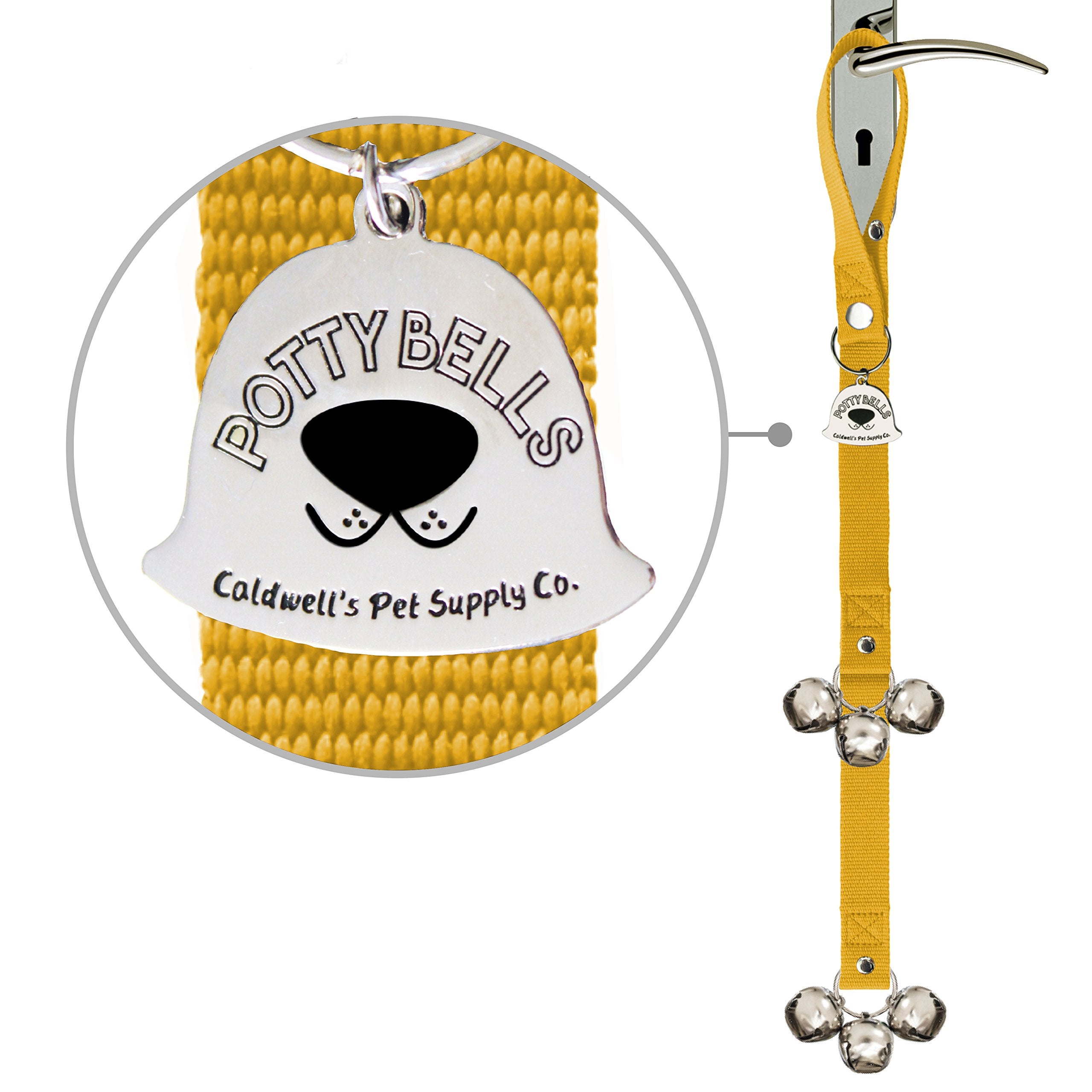 Caldwell'S Dog Potty Bell For Dogs To Ring To Go Outside - The Original Dog Door Bell For Potty Training - Premium Quality Dog Training Tools & New Puppy Essentials