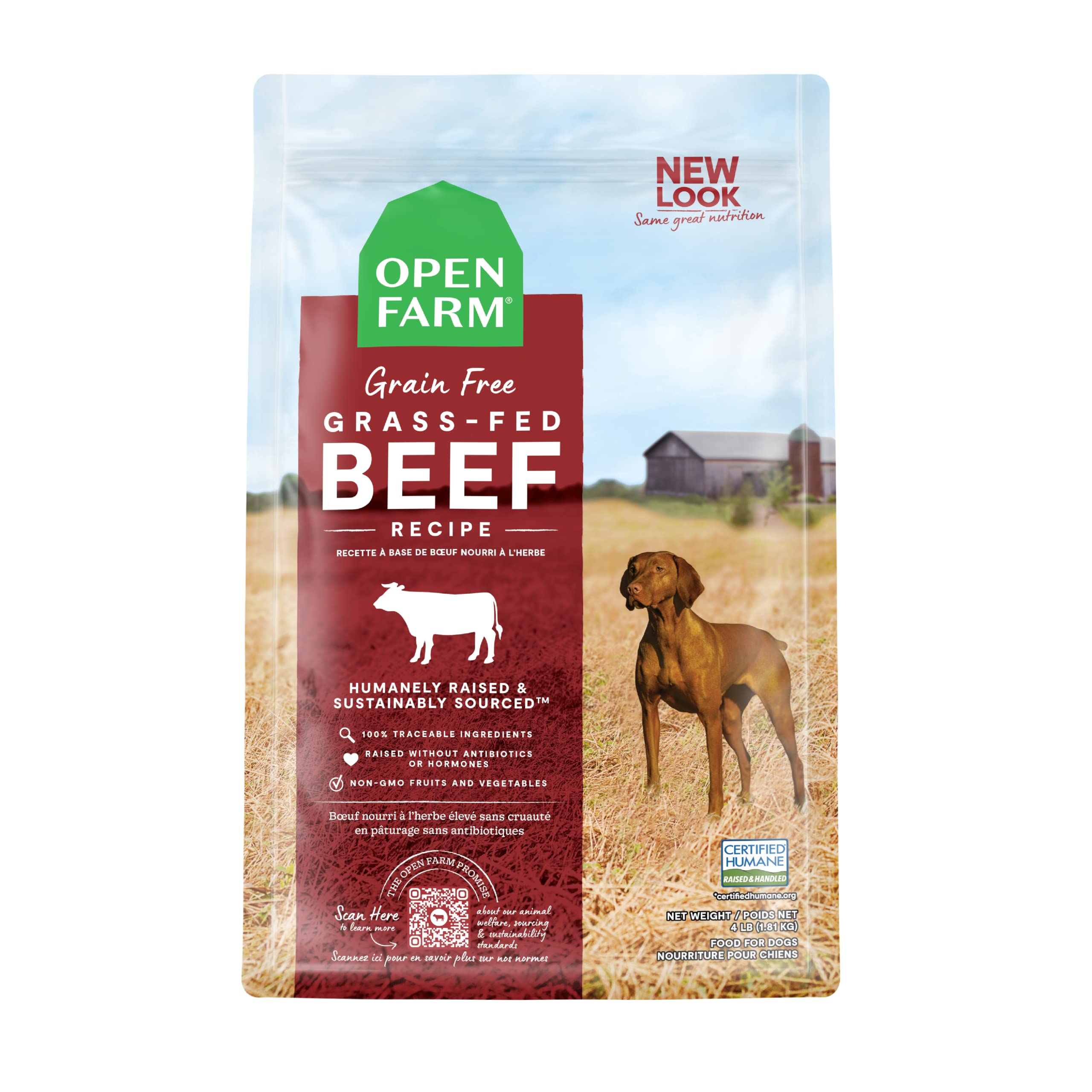 Open Farm Grain-Free Dry Dog Food with Ethically Sourced Ingredients, Non-GMO Veggies & Superfoods to Support Overall Health, Gr