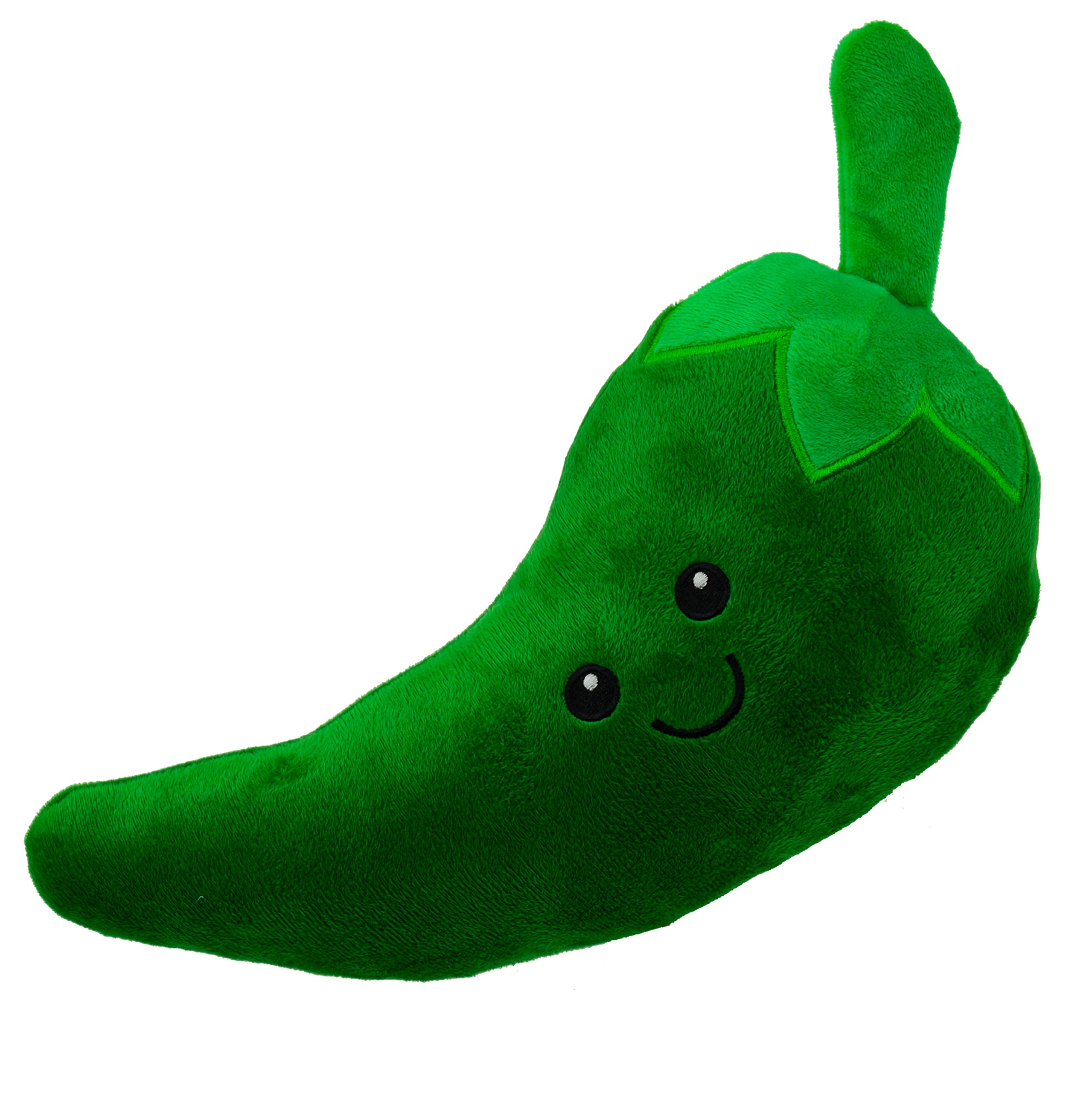 Giftable World Pet Plush Pet Toy Fruits, Cupcakes, Ice Creams, Mug With Squeaker Dog Chew Toy (9'' Chili & Jalapeno)