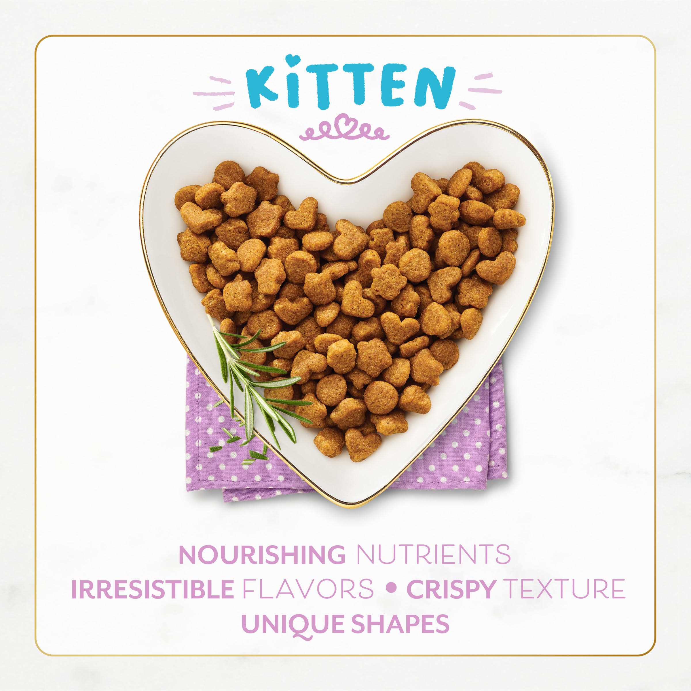 Purina Fancy Feast Kitten With Savory Chicken and Turkey Kitten Dry Food - 7 lb. Bag