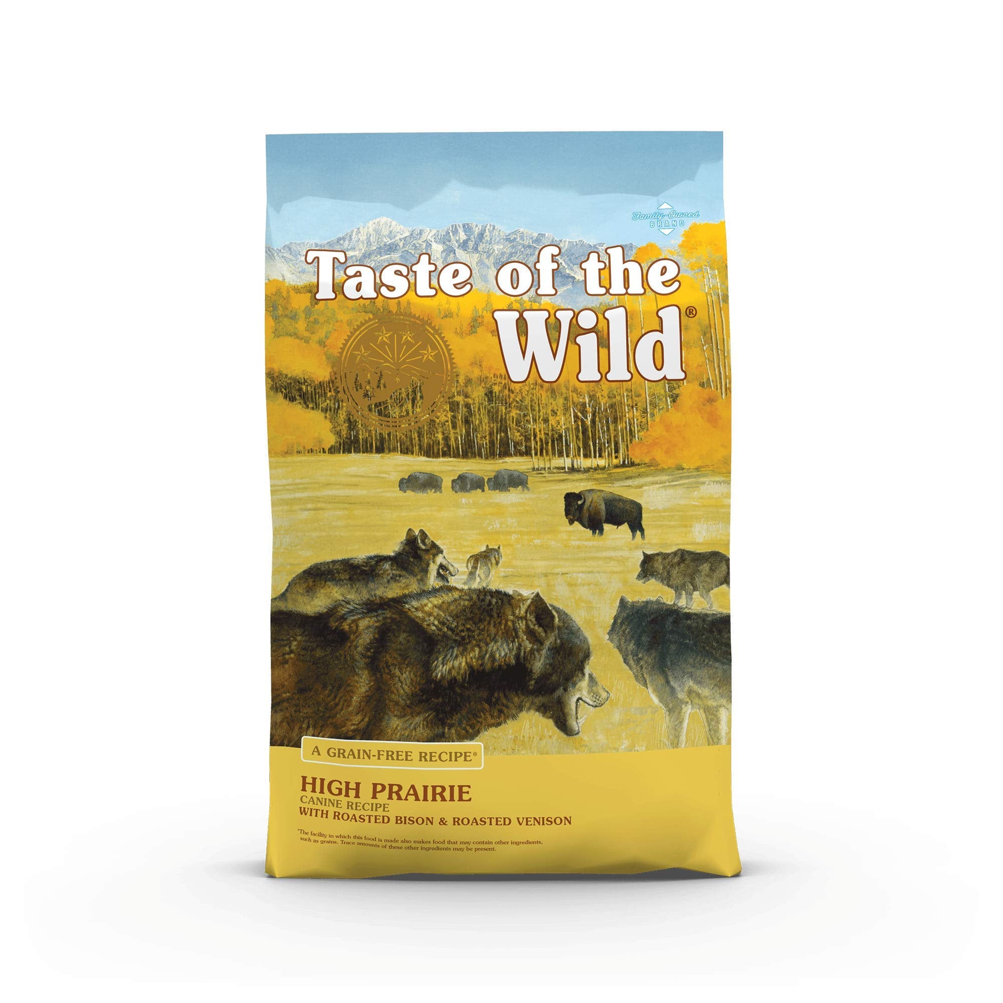 Taste of the Wild High Prairie Canine Grain-Free Recipe with Roasted Bison and Venison Adult Dry Dog Food, Made with High Protei
