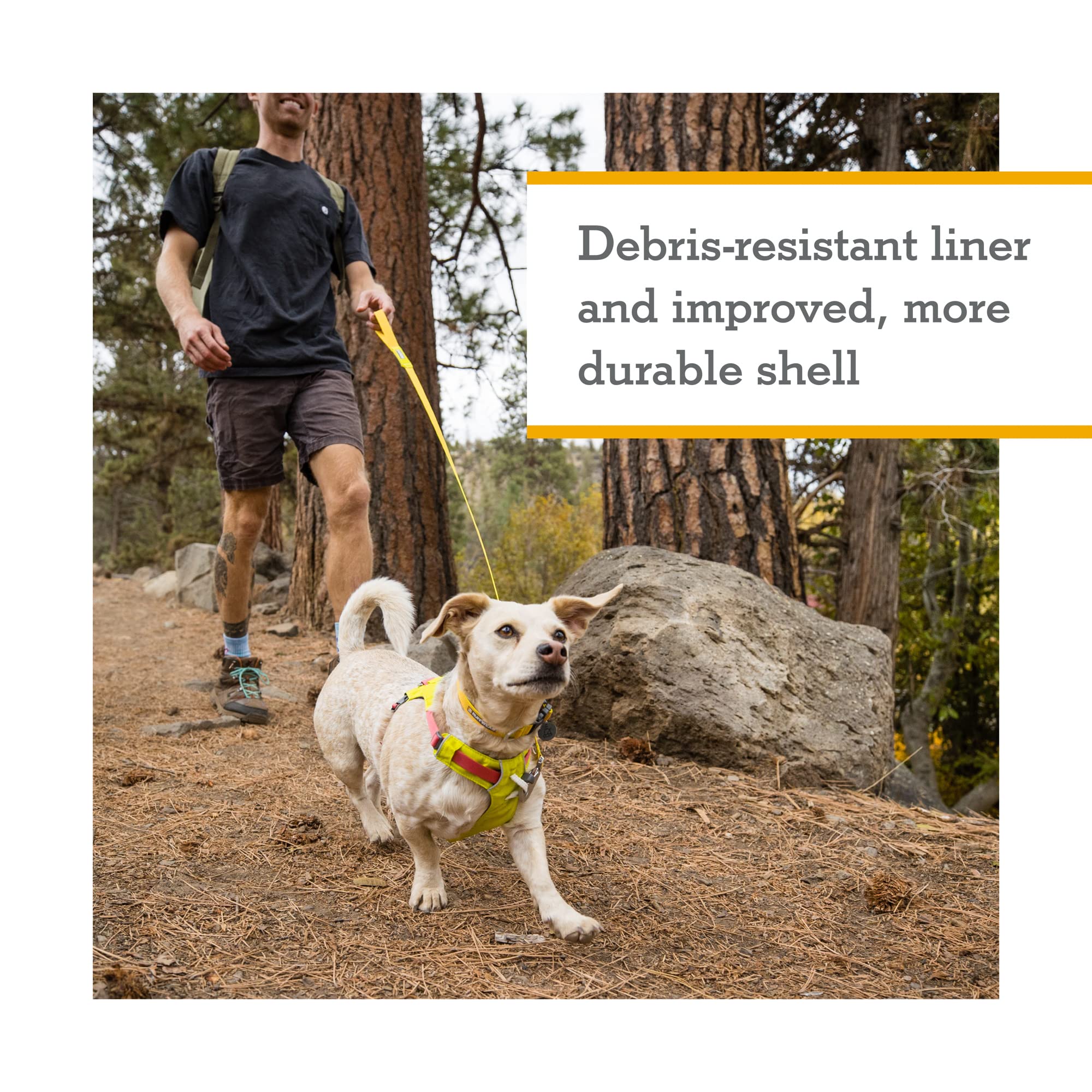 Ruffwear, Hi & Light, Everyday Lightweight Dog Harness, Trail Running, Walking, Hiking, All-Day Wear, Lichen Green, Small
