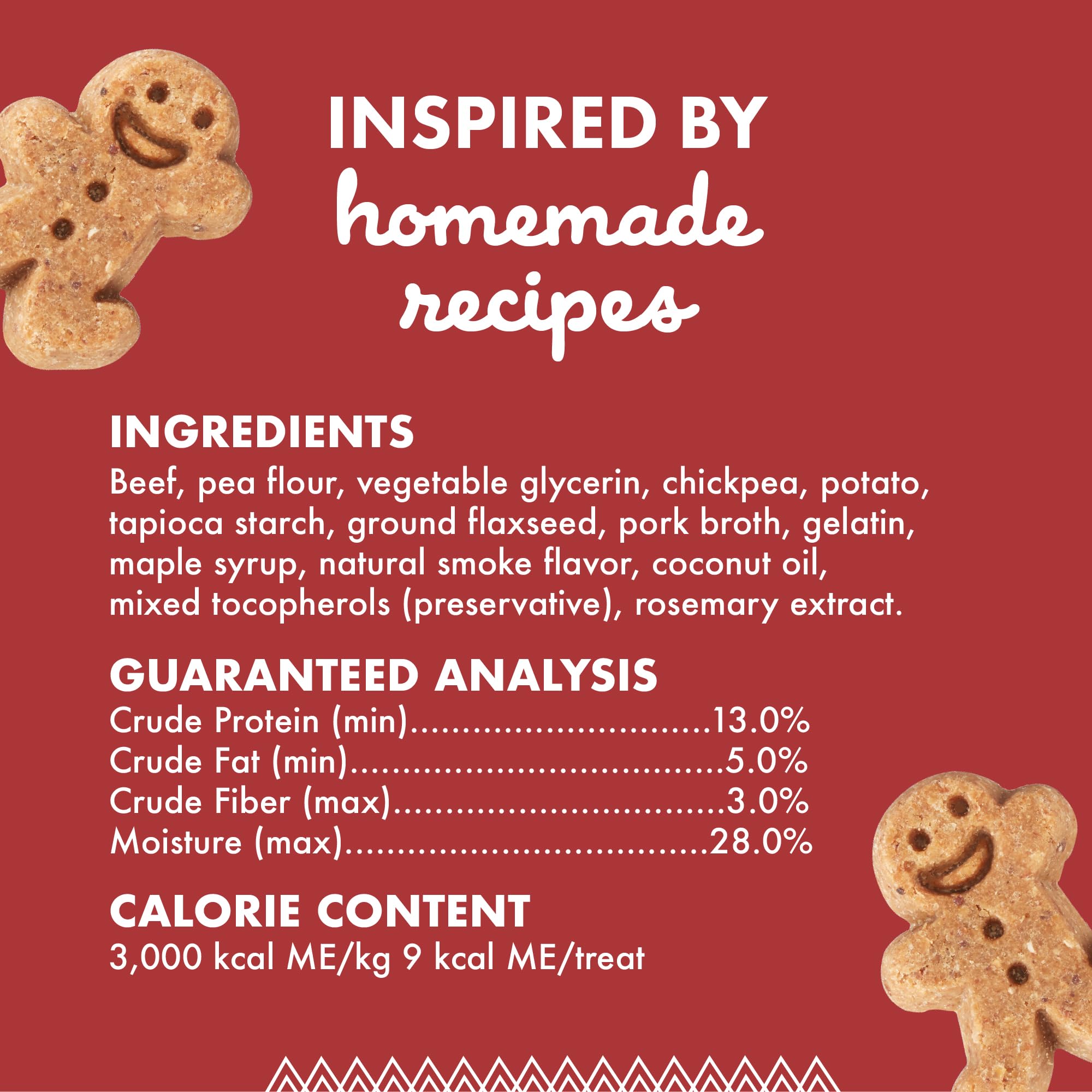 Buddy Biscuits Softies 5 oz Pouch, Grain-Free Soft & Chewy, Natural Grilled Beef Flavor Dog Treats, Oven Baked in The USA