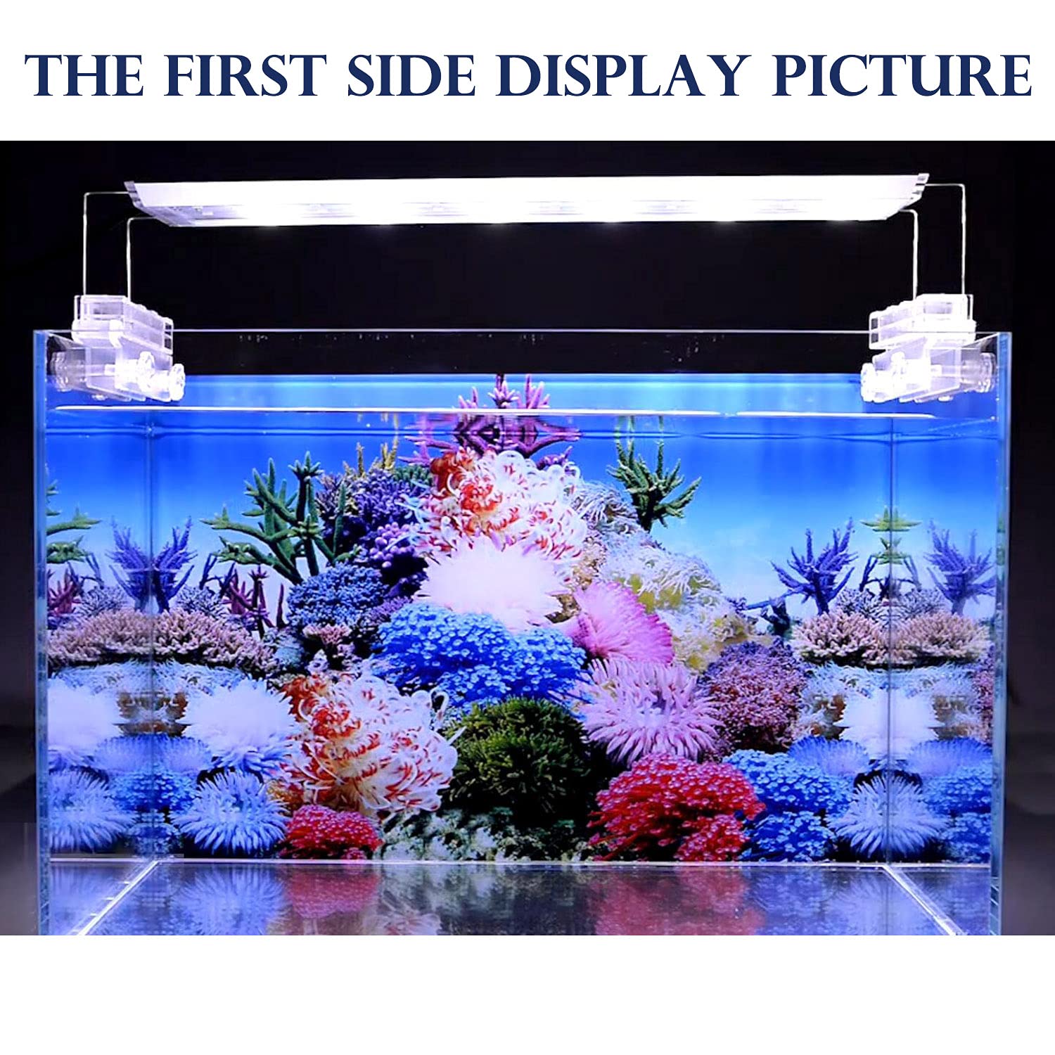 ELEBOX New 20 x 48 Fish Tank Background Stickers Wallpaper 2 Sided Seaweed Water Plants Aquarium Background Decoration