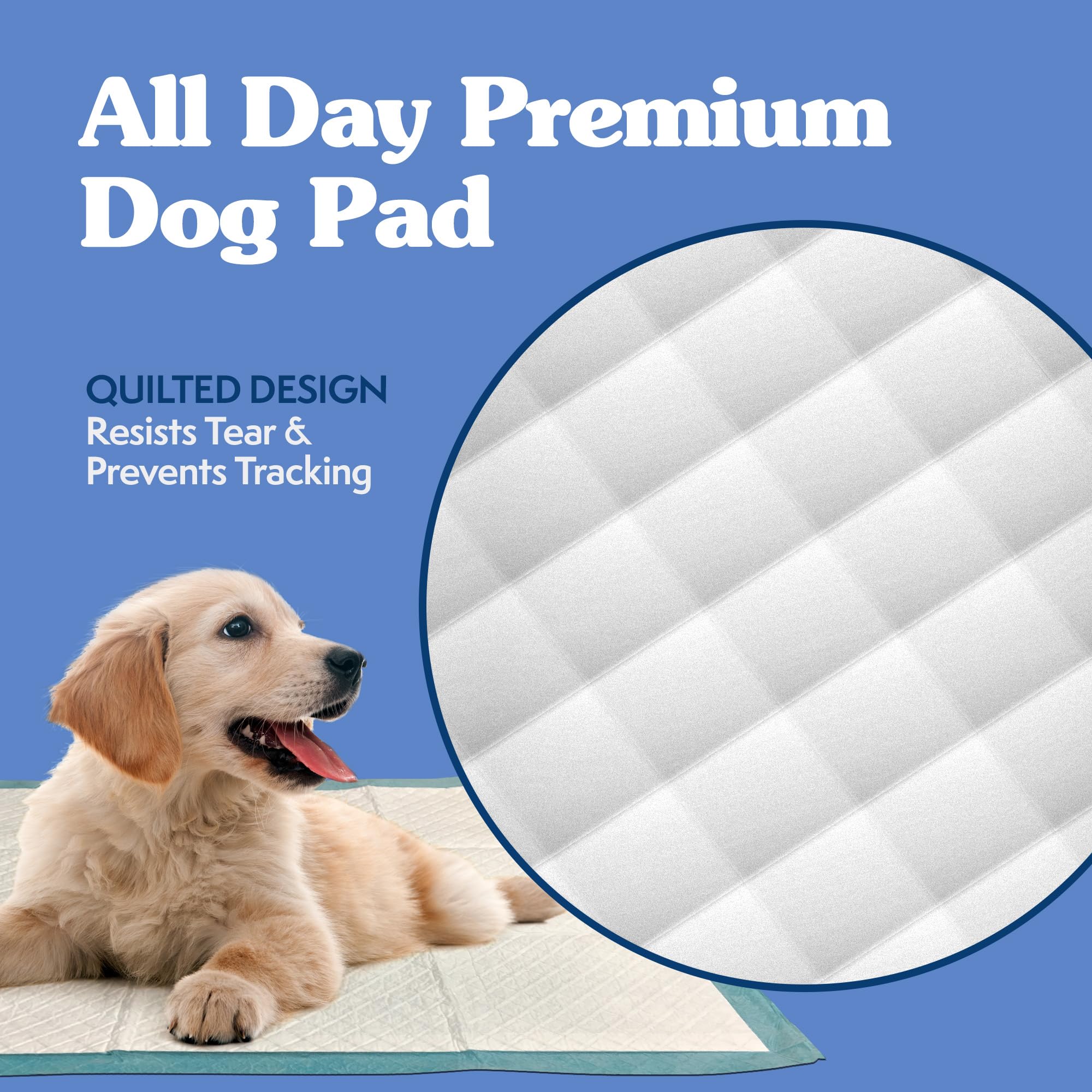 Simple Solution Training Puppy Pads | Extra Large, 6 Layer Dog Pee Pads, Absorbs Up To 7 Cups Of Liquid | 28X30 Inches, 100 Coun