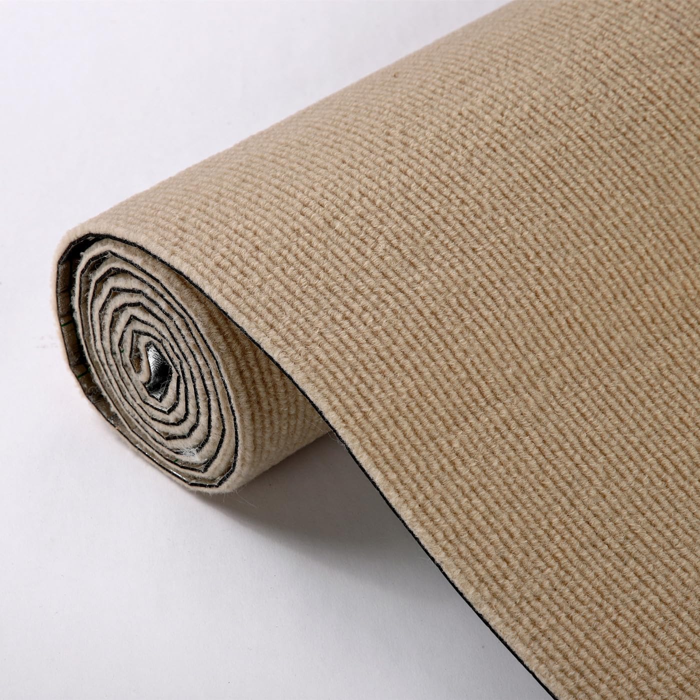 Shengocase 78.7'X15.8' Trimmable Self-Adhesive Carpet Mat Pad Replacement For Cat Tree Shelf Shelves, Cat Wall Furniture Steps, Carpet Scratching Post Scratcher Couch Protector (Beige)