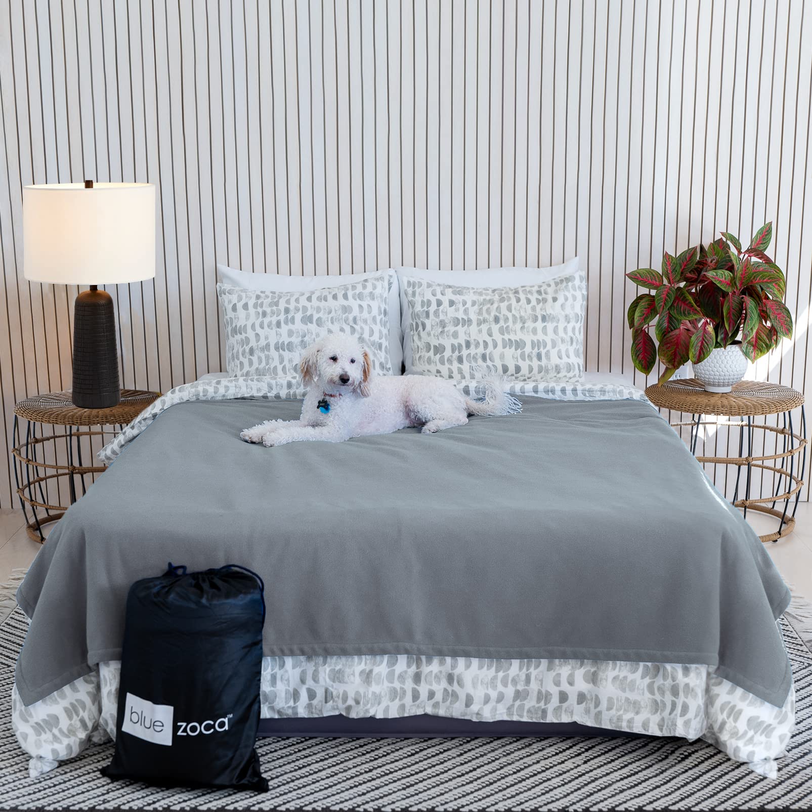 Waterproof Blanket | Machine Washable Dog Bed Cover | Water Proof Blanket to Protect Your Bed Couch Car from Leaks Spills & Acci