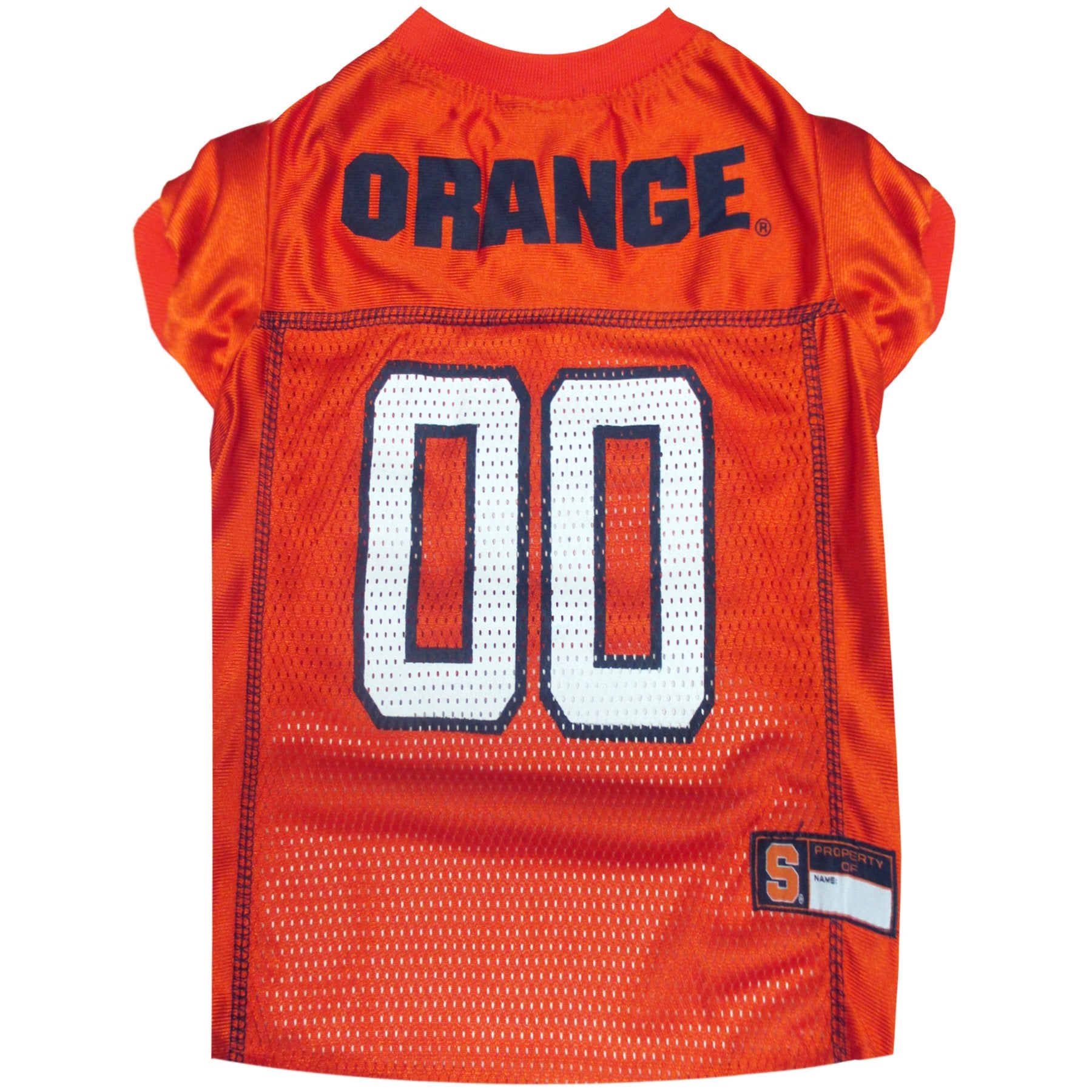 Pets First NCAA College Syracuse Orange Mesh Jersey for DOGS & CATS, Size Medium, Licensed Dog Jersey with your Favorite Footbal