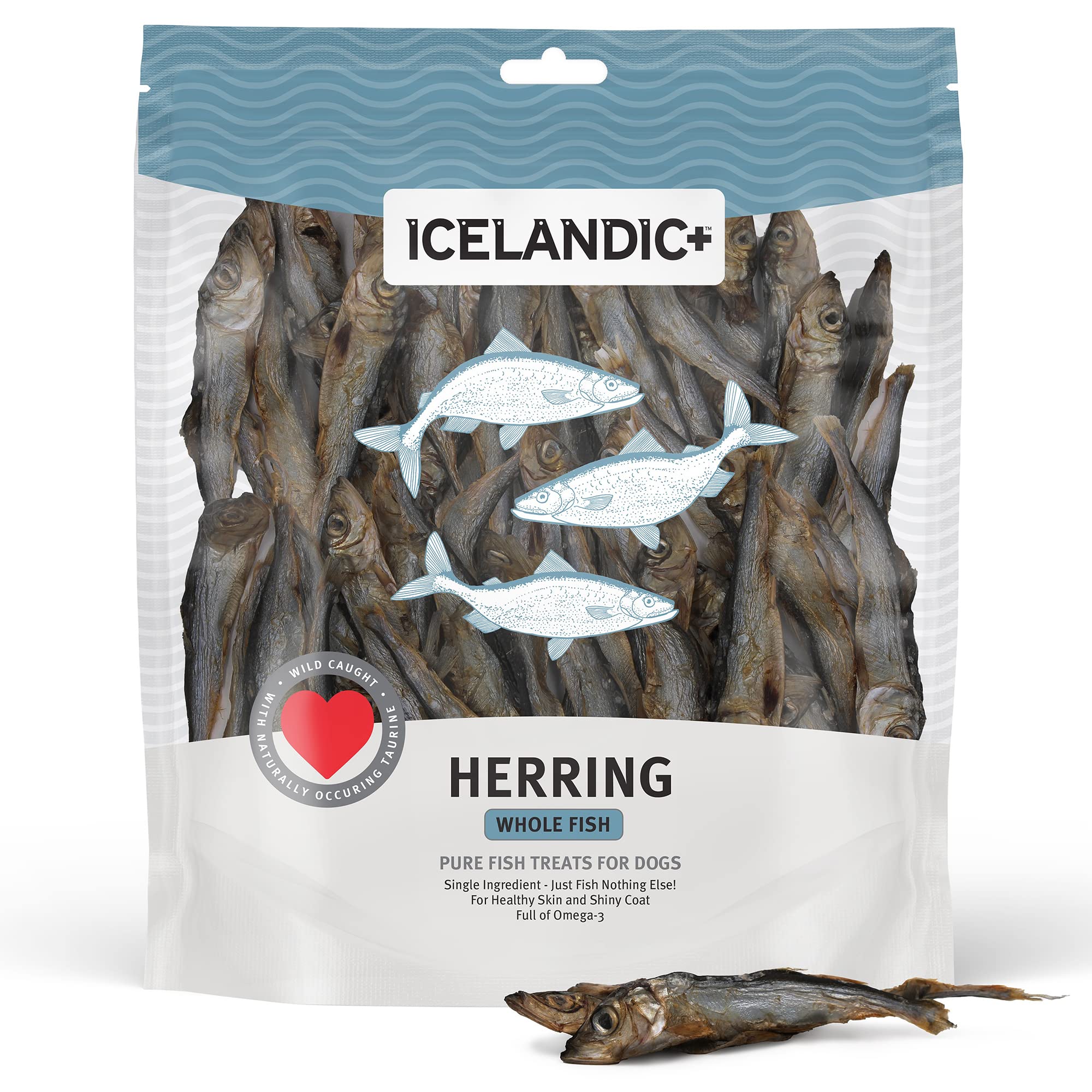 ICELANDIC  DOG HERRING FISH WHOLE BULK 9oz.