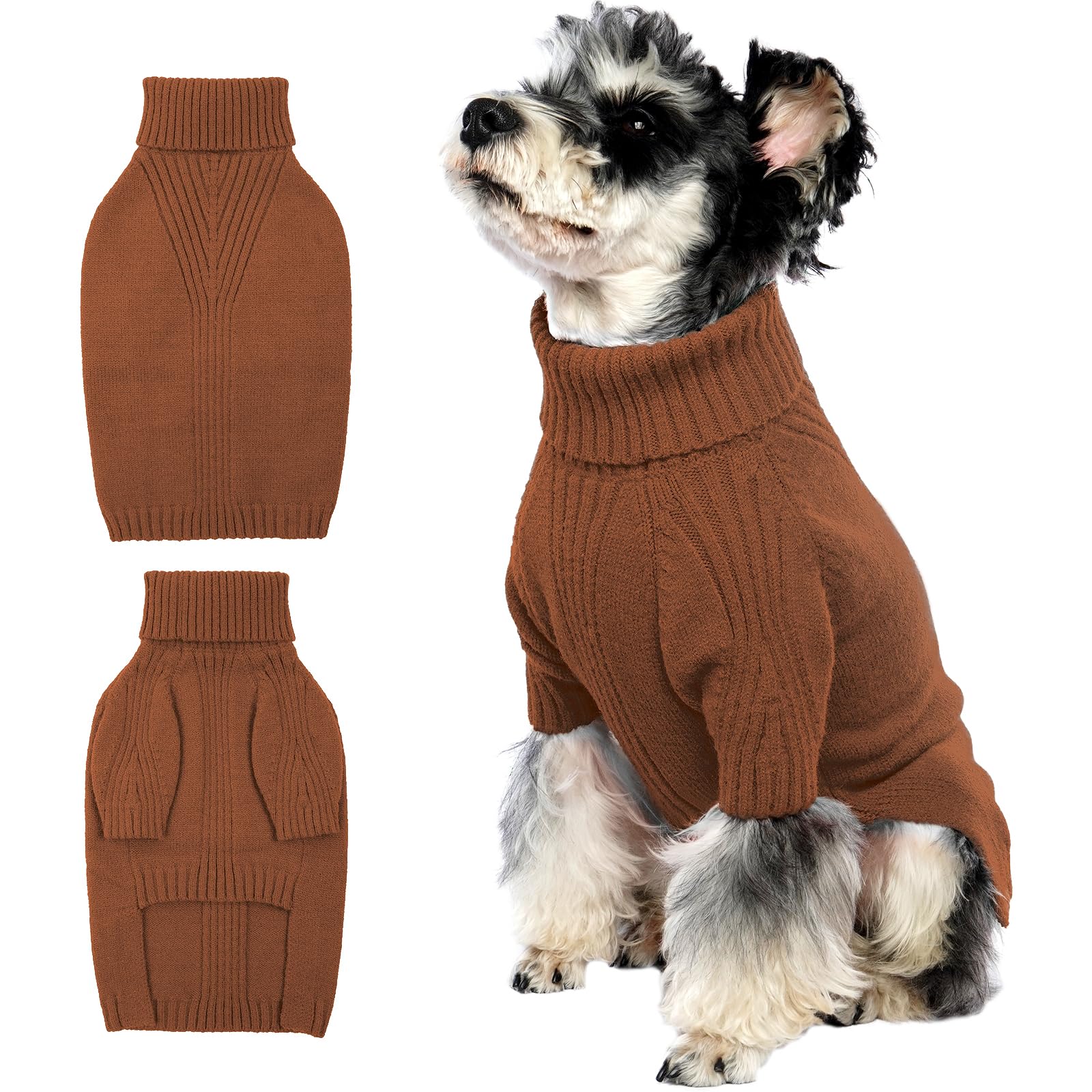 Iecoii Dog Sweater,Dog Sweater For Medium Dogs Girls Boys,Dog Sweater Christmas,Pet Sweatshirt Knitwear Outfit For Holiday,Turtl