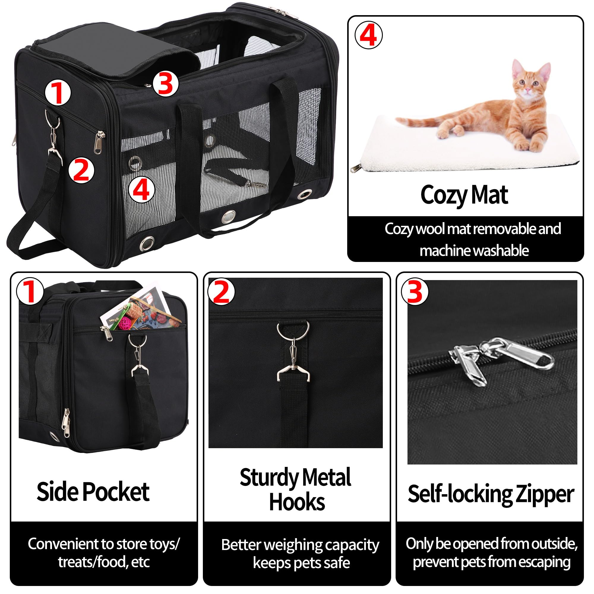 Soft Sided Cat/Dog Carrier