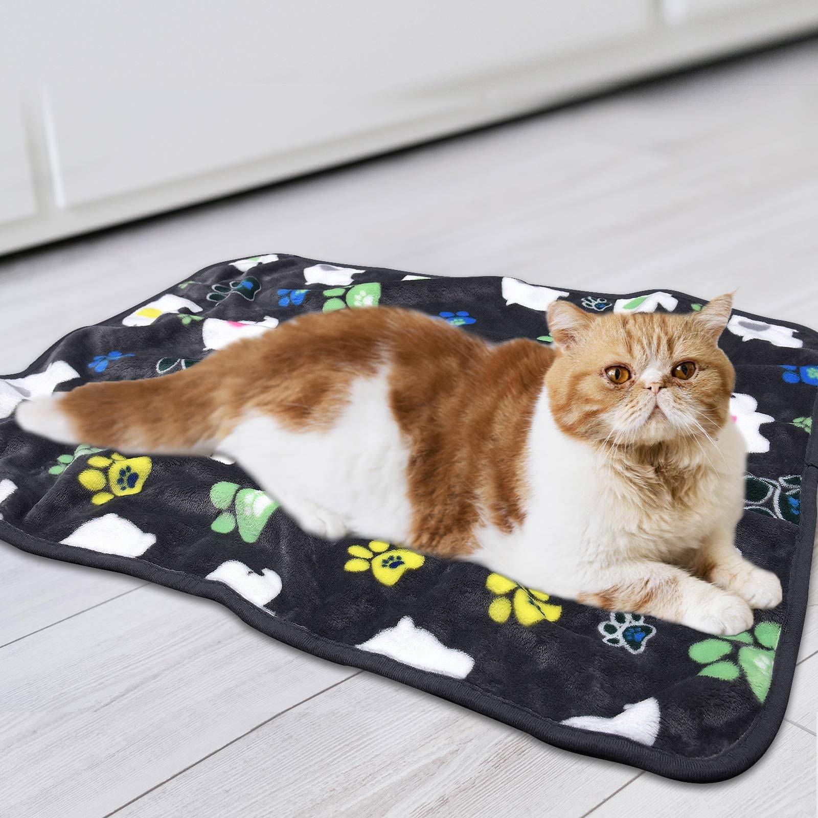 Rezutan Dog Blankets For Large Dogs,1 Pack 3 Dogs Blankets For Large Medium Blanket, Super Soft Fluffy Premium Fleece Pet Blanke