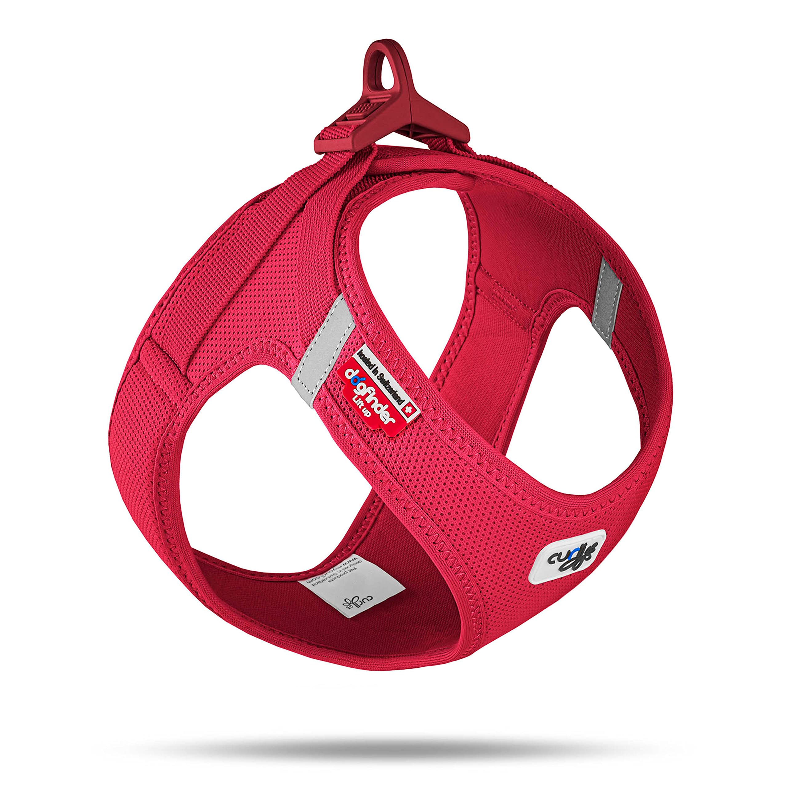 Vest Harness Curli Clasp Air-Mesh Red Xl