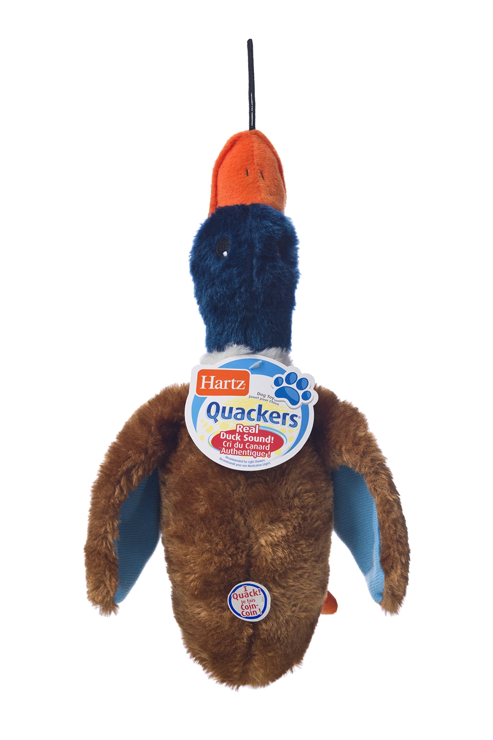Hartz Nature'S Collection Quackers Plush Duck Dog Toy - Large