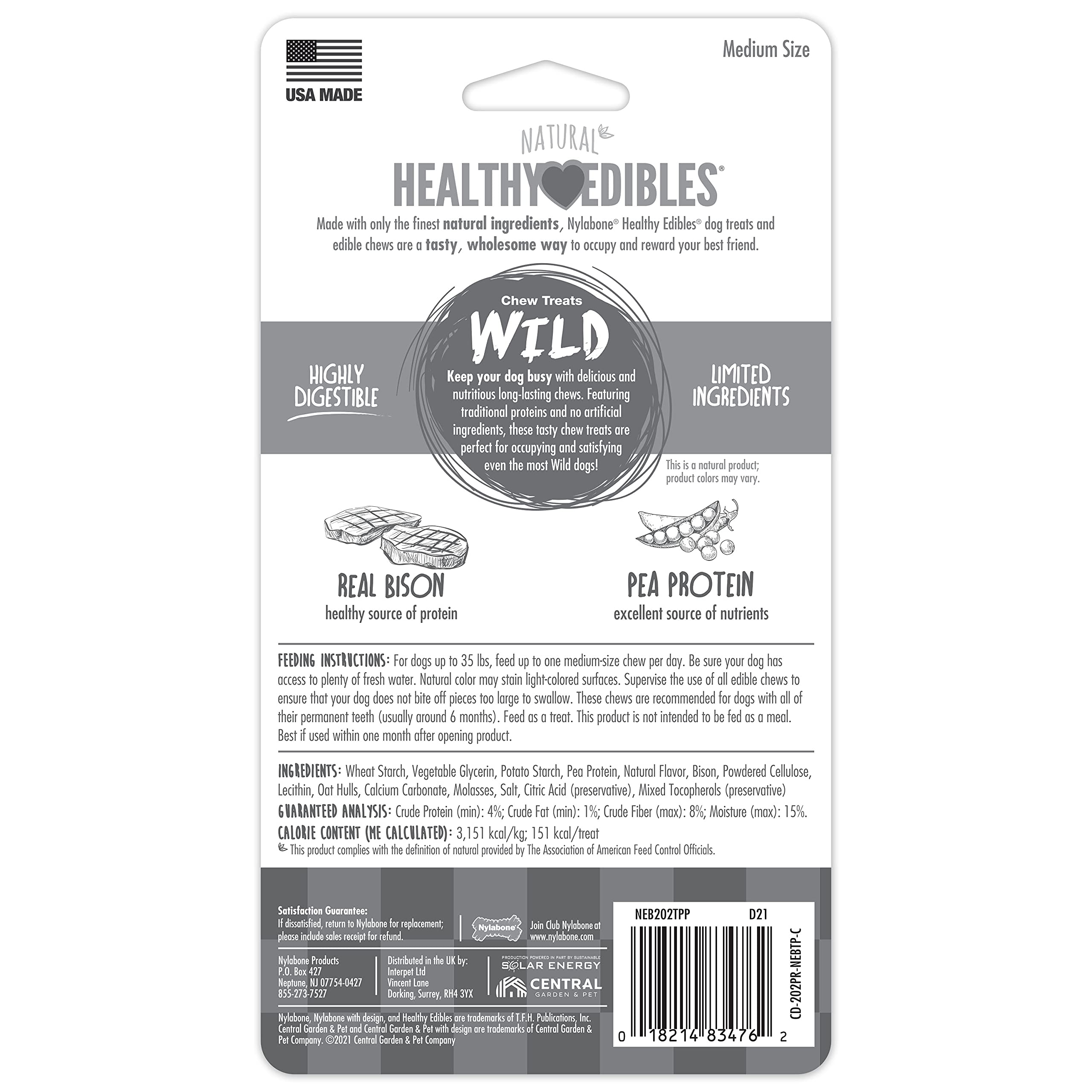 TFH MD EDIBLES WILD BISON 2CT