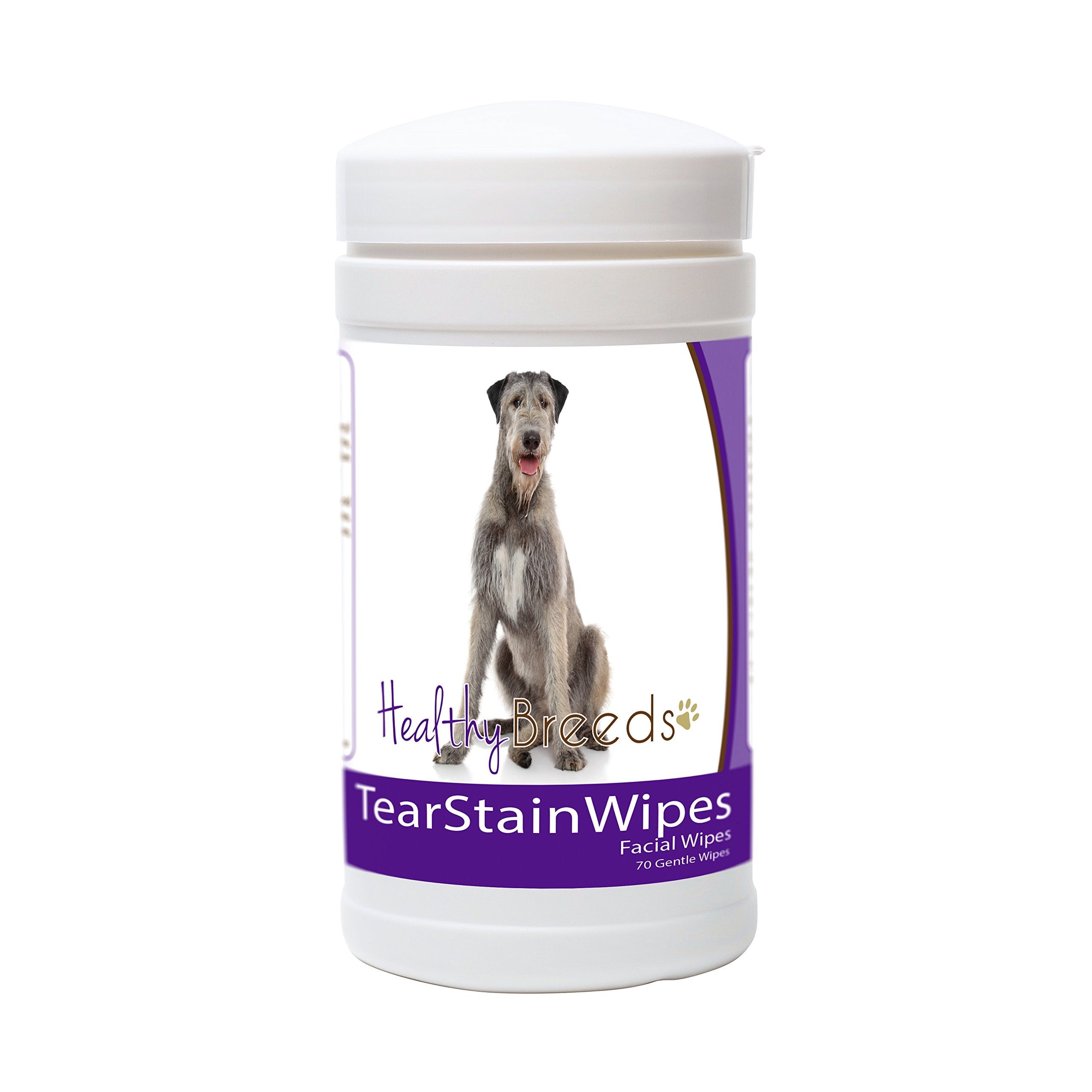 Healthy Breeds Irish Wolfhound Tear Stain Wipes 70 Count