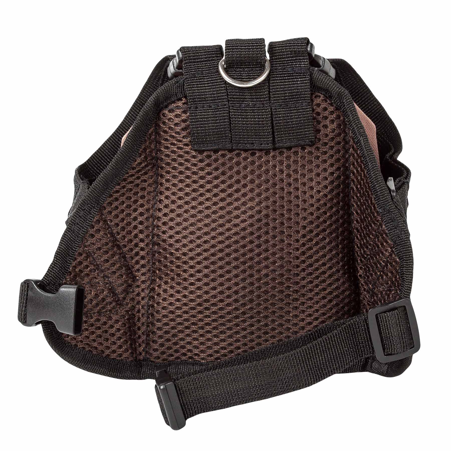 Pet Life ® 'Mooltese' Dual-Pocketed Compartmental Animated Dog Harness And Pet Backpack Carrier With Added Pouch Along The Dog Packpack