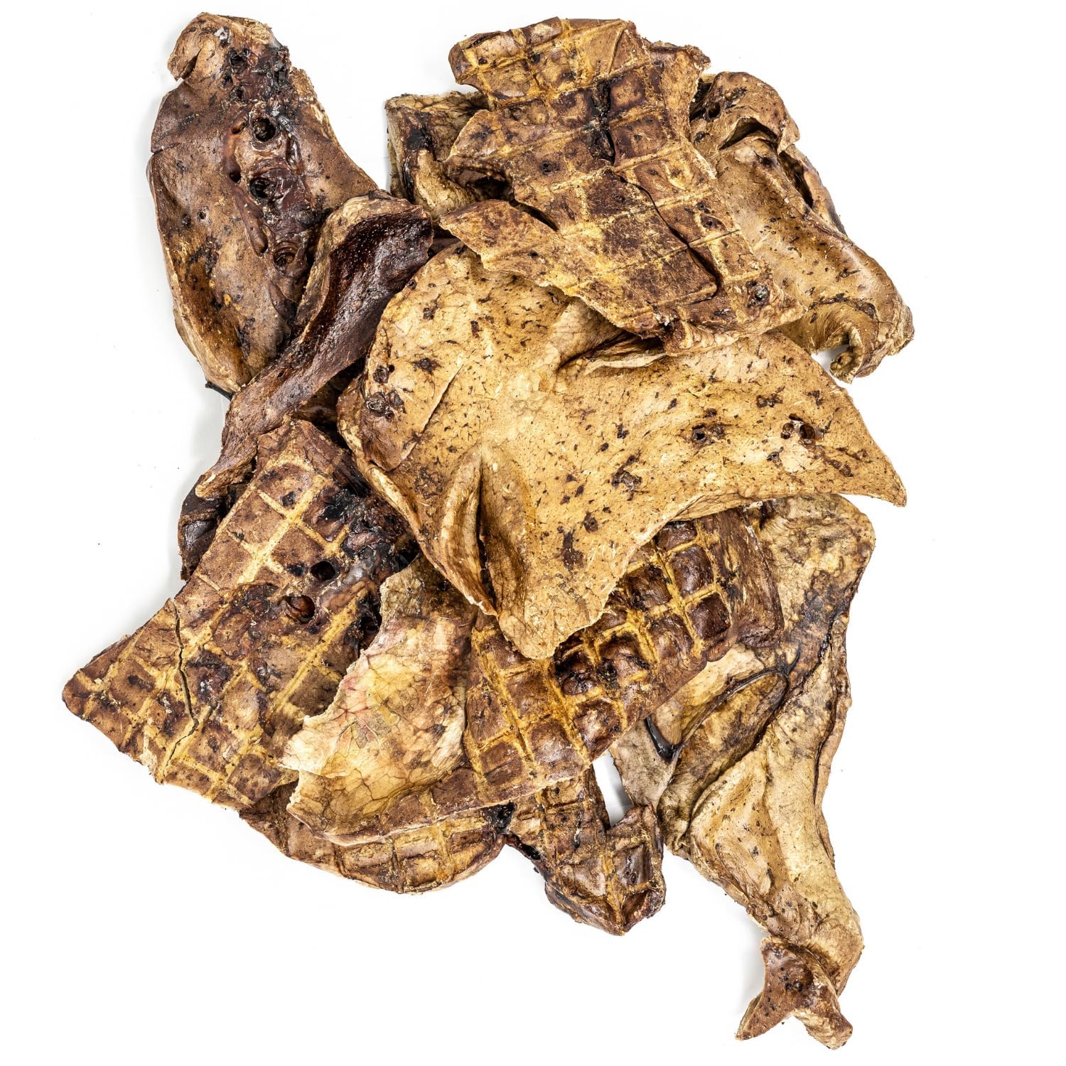 hotspot pets Dehydrated Lamb Lung Dog Treats - 2 Pound Big Bag, All-Natural, Made in USA - High Protein, Low Fat - Slow Roasted