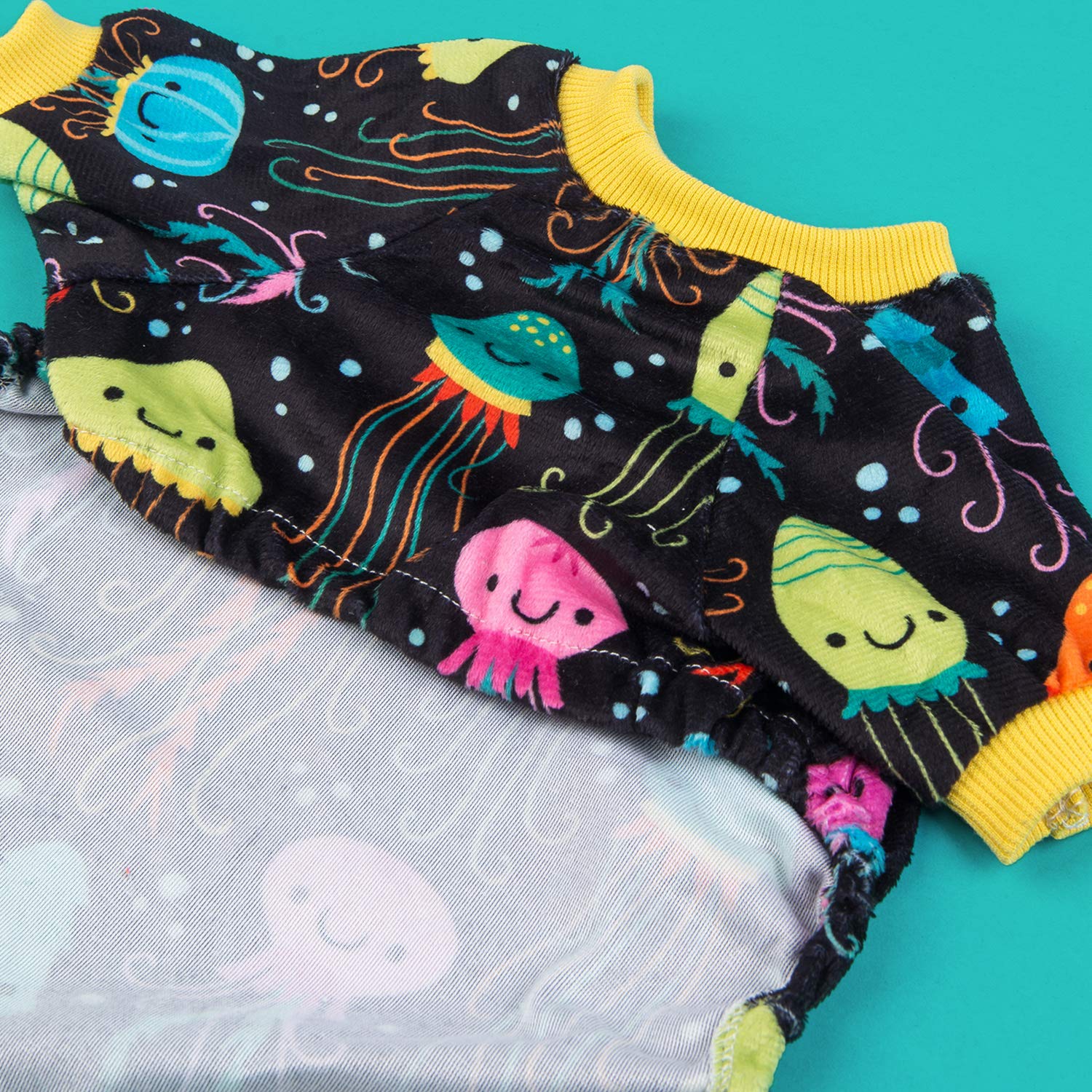 CuteBone Dog Pajamas Jellyfish X-Small Dog Jumpsuit Pet Apparel