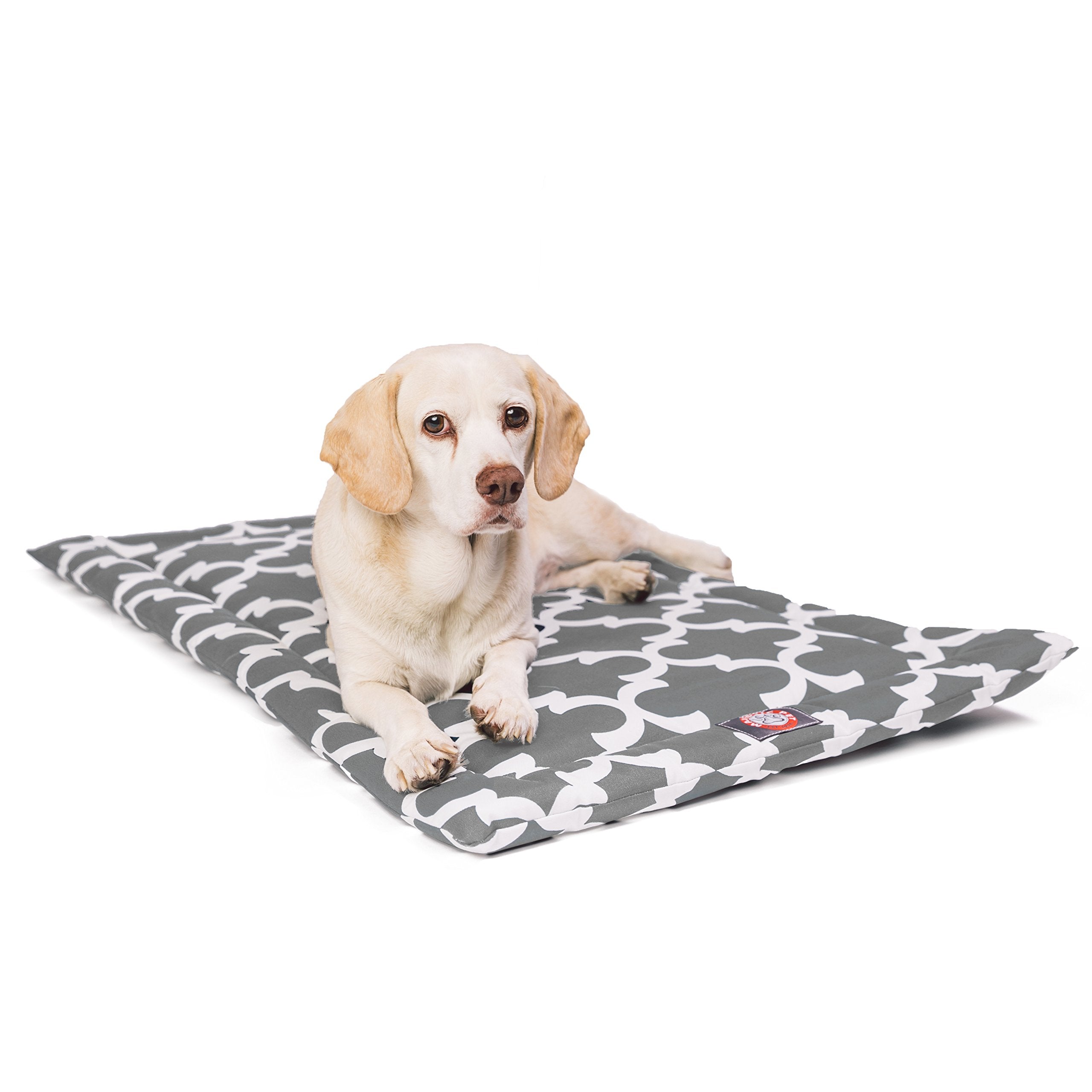 42' Trellis Gray Crate Dog Bed Mat By Majestic Pet Products