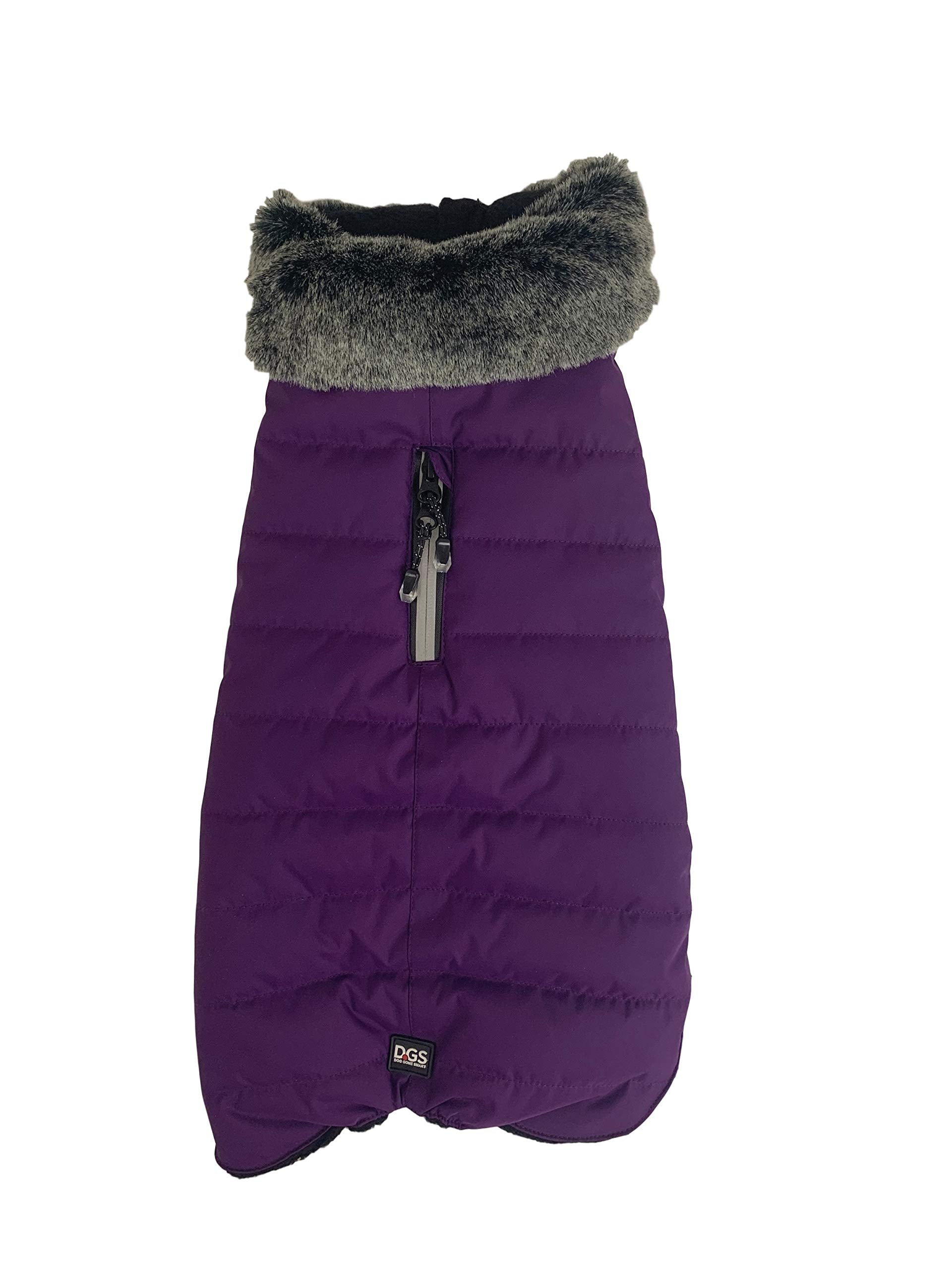 Dog Gone Smart Hemlock Puffy Dog Jacket, Indigo, 12'