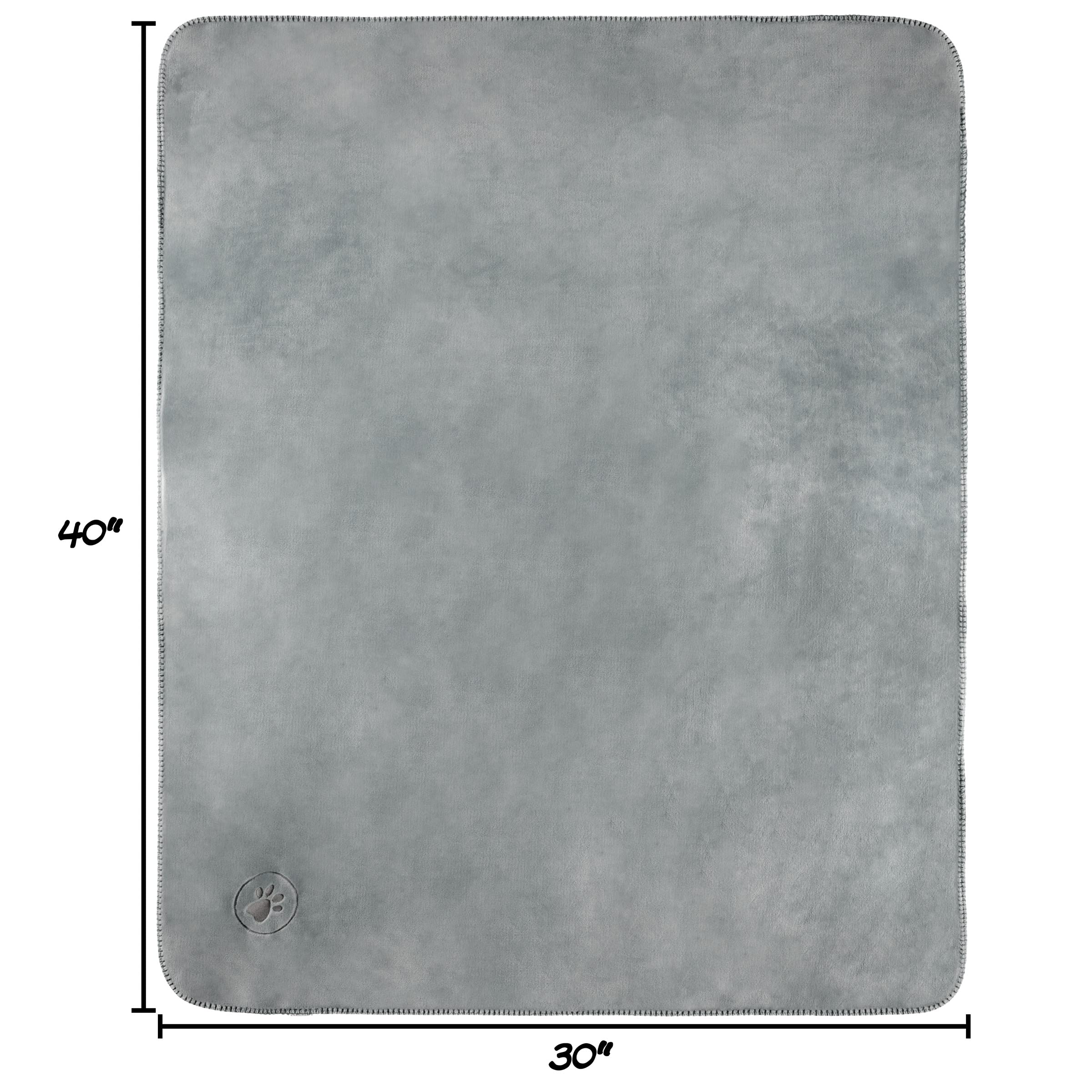 Petmaker Waterproof Pet Blanket - 30X40-Inch Reversible Sherpa Fleece Throw Protects Couches, Cars, And Beds From Spills, Stains