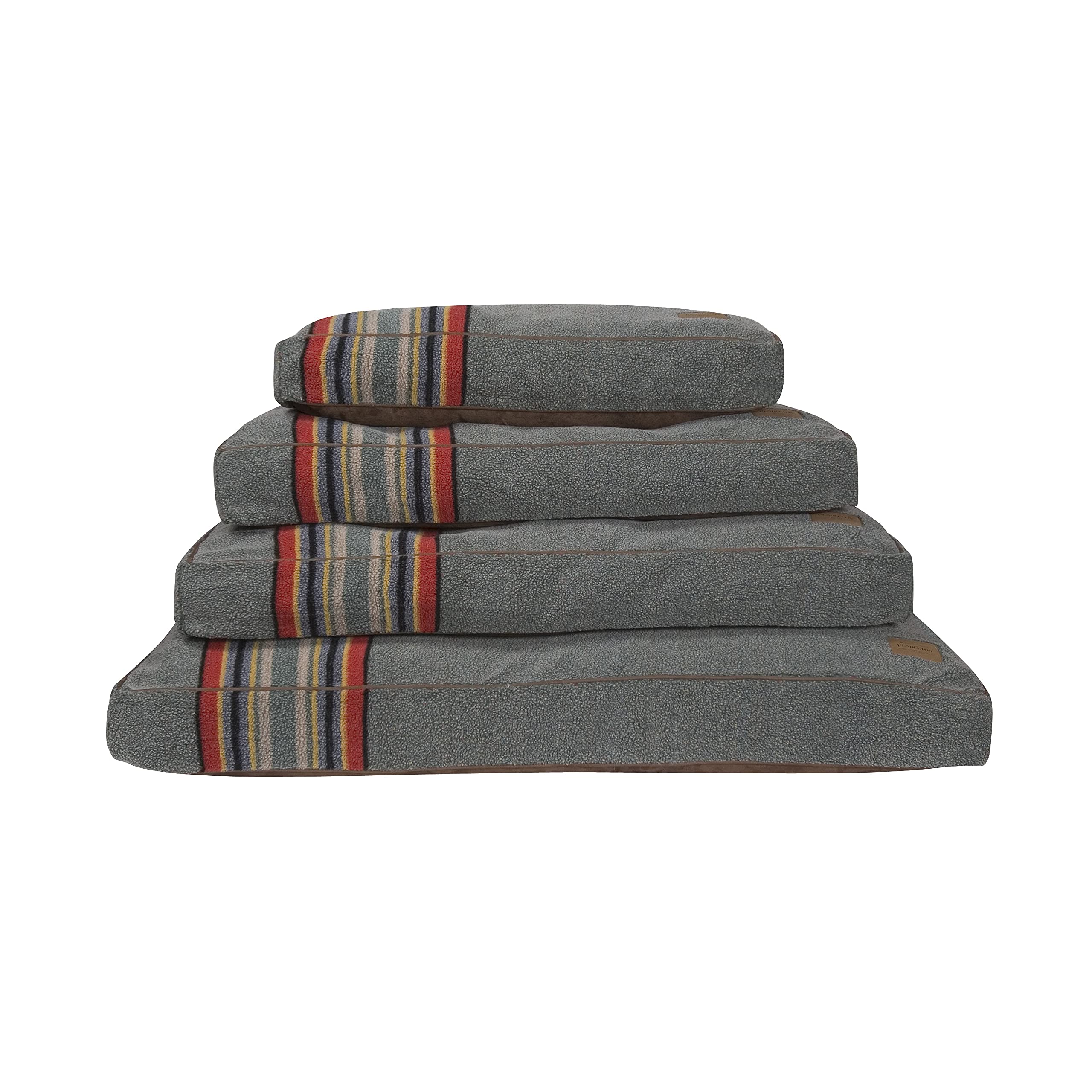 Pendleton Vintage Camp Napper Dog Bed - Heather Green, M