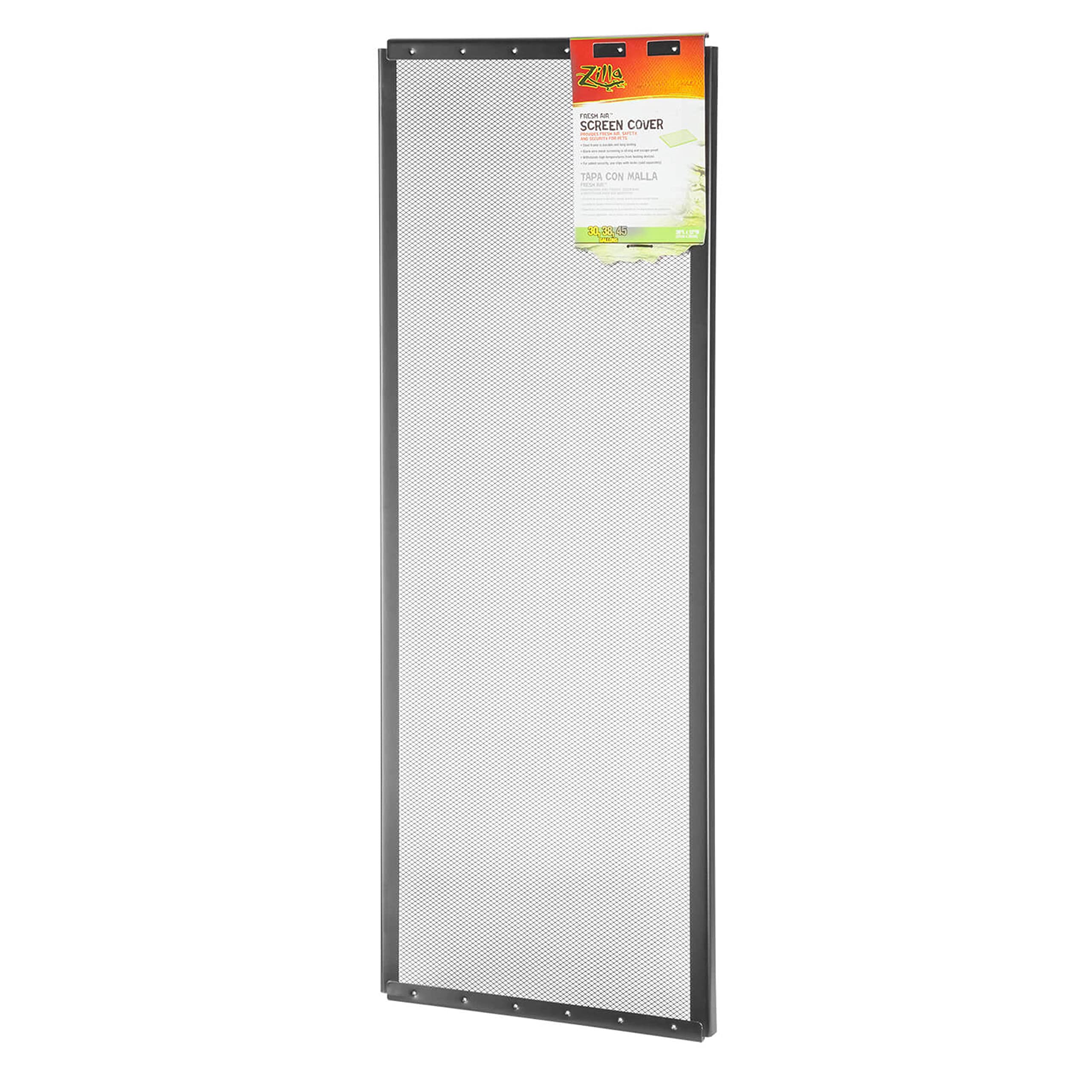 Zilla Reptile Terrarium Covers Fresh Air Screen, 36X12-Inch