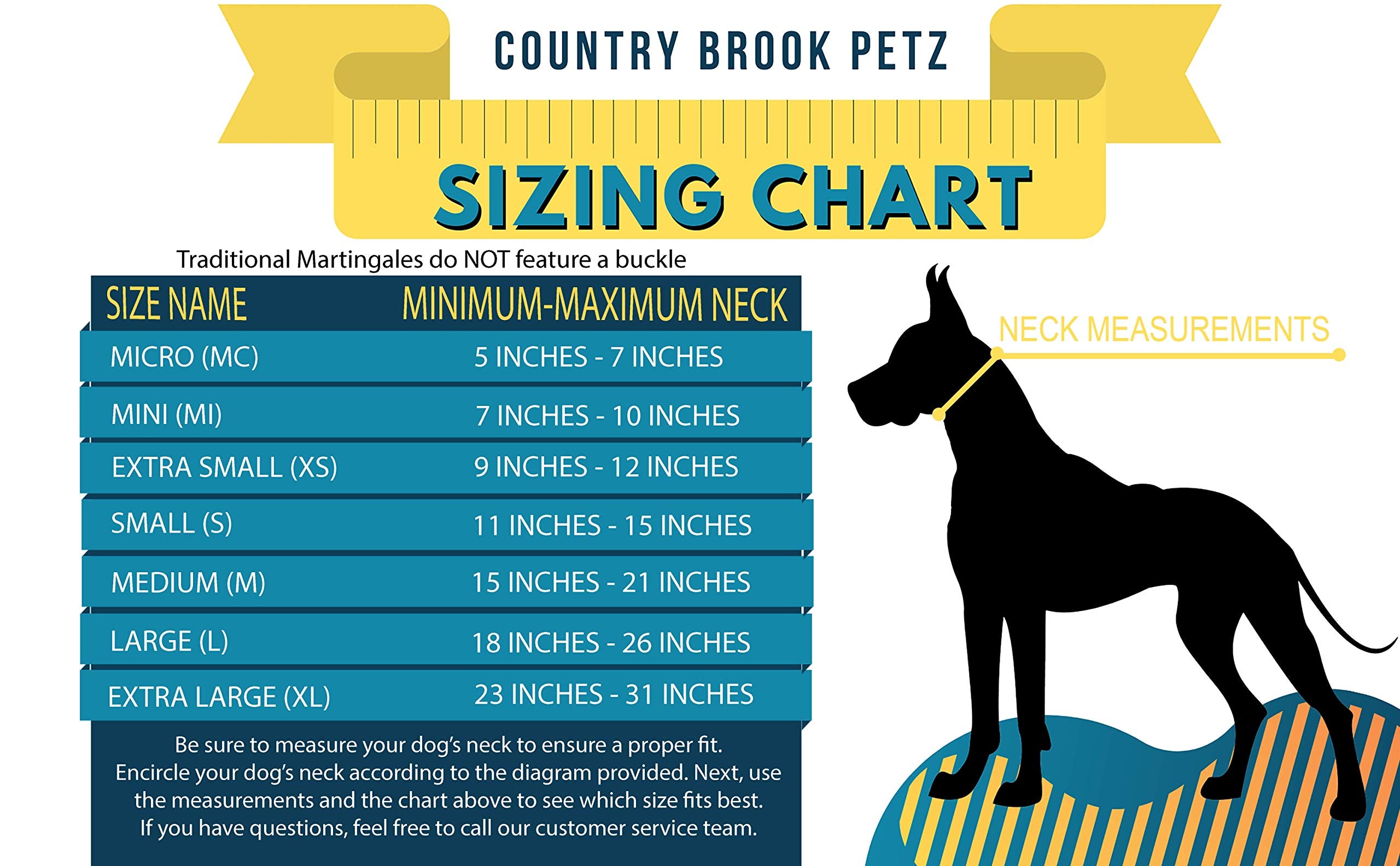 Country Brook Petz - Black Martingale Heavy Duty Nylon Dog Collar - 21 Vibrant Color Options (3/8 Inch Width, Mini)