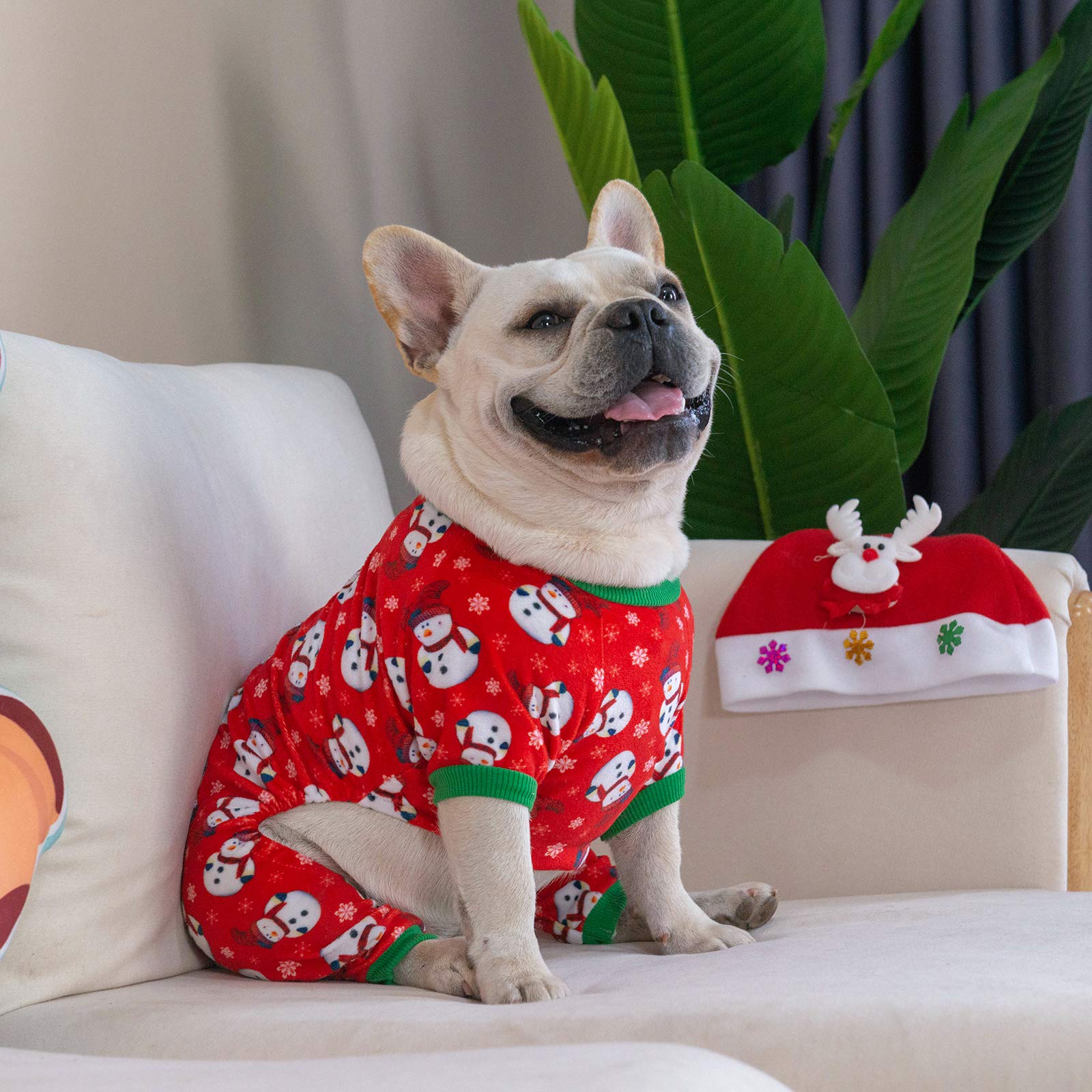 Cutebonedog Christmas Pajamas Sweater Gifts For Small Dogs Clothes P136Xs