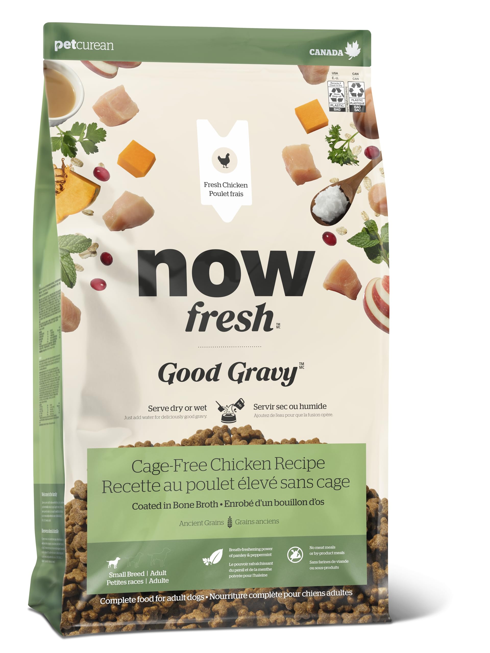 Now Fresh Good Gravy Small Breed Adult Dry Dog Food, Chicken, 12 lb