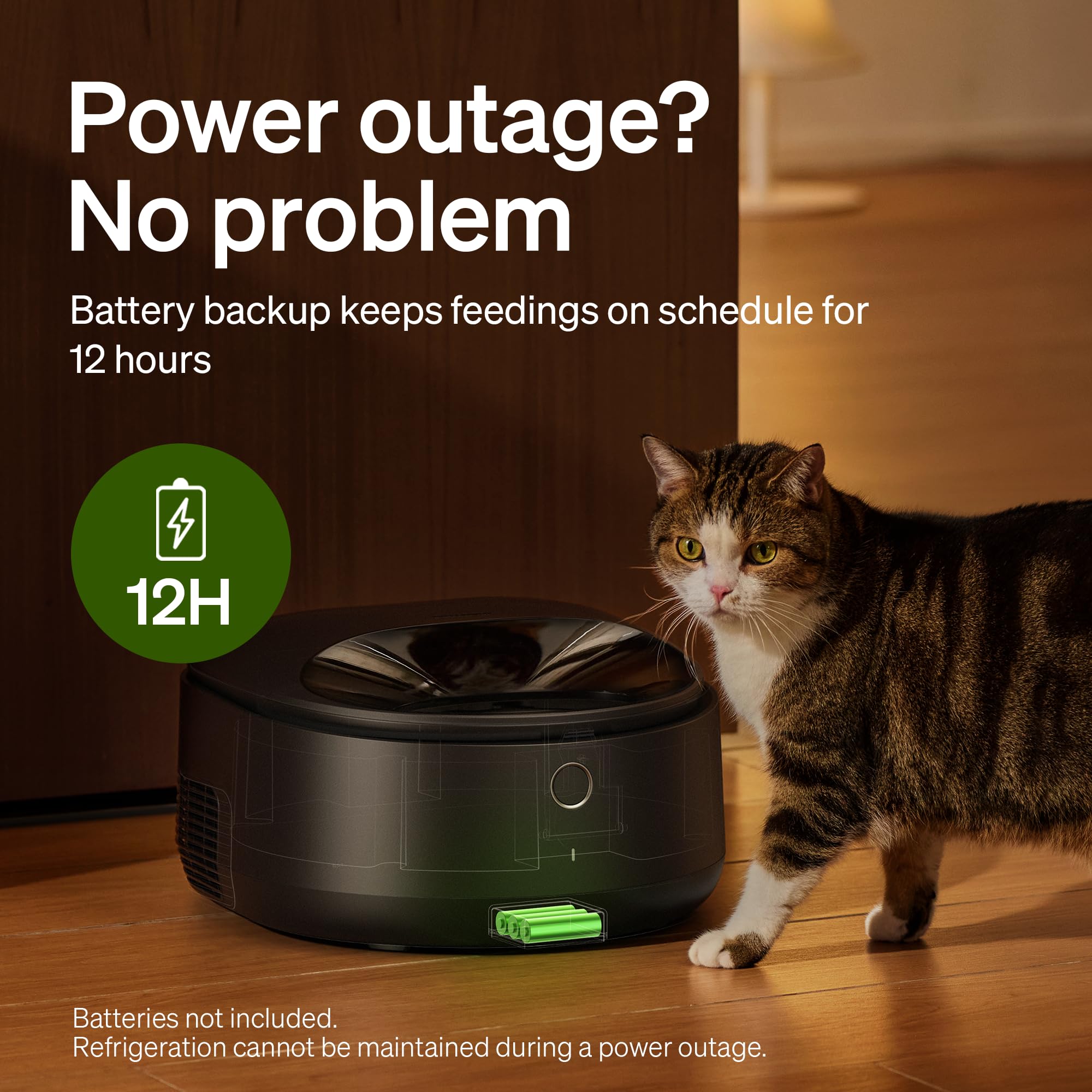PETLIBRO Automatic Cat Feeder Wet Food with Stainless Steel Bowl 2 Packs, Refrigerated Auto Cat Feeder with Semiconductor Coolin
