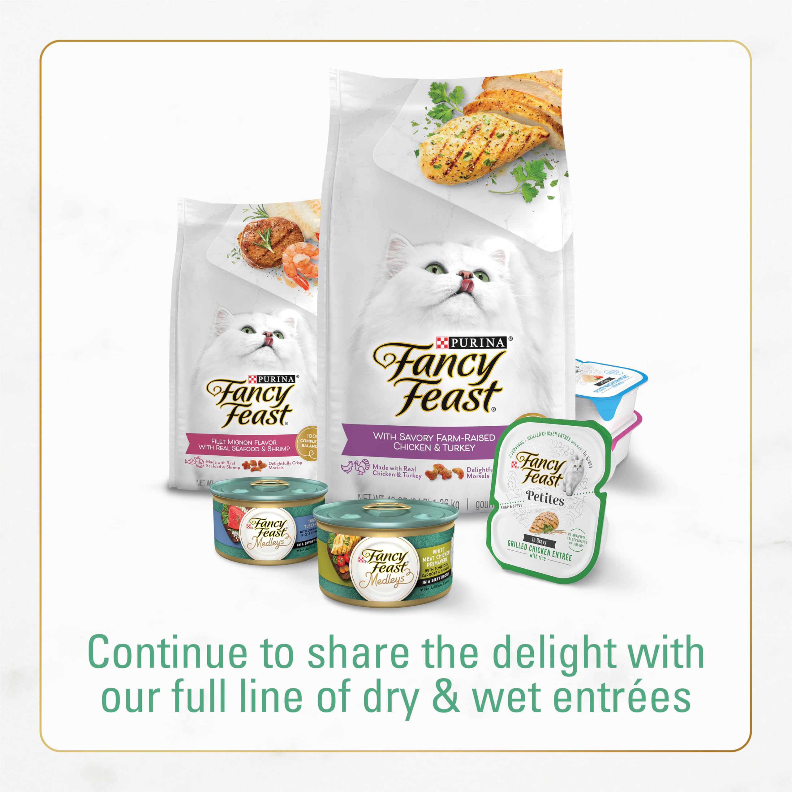 Fancy Feast Purina Dry Cat Food with Ocean Fish and Salmon - 16 oz. Bag (Pack of 3)
